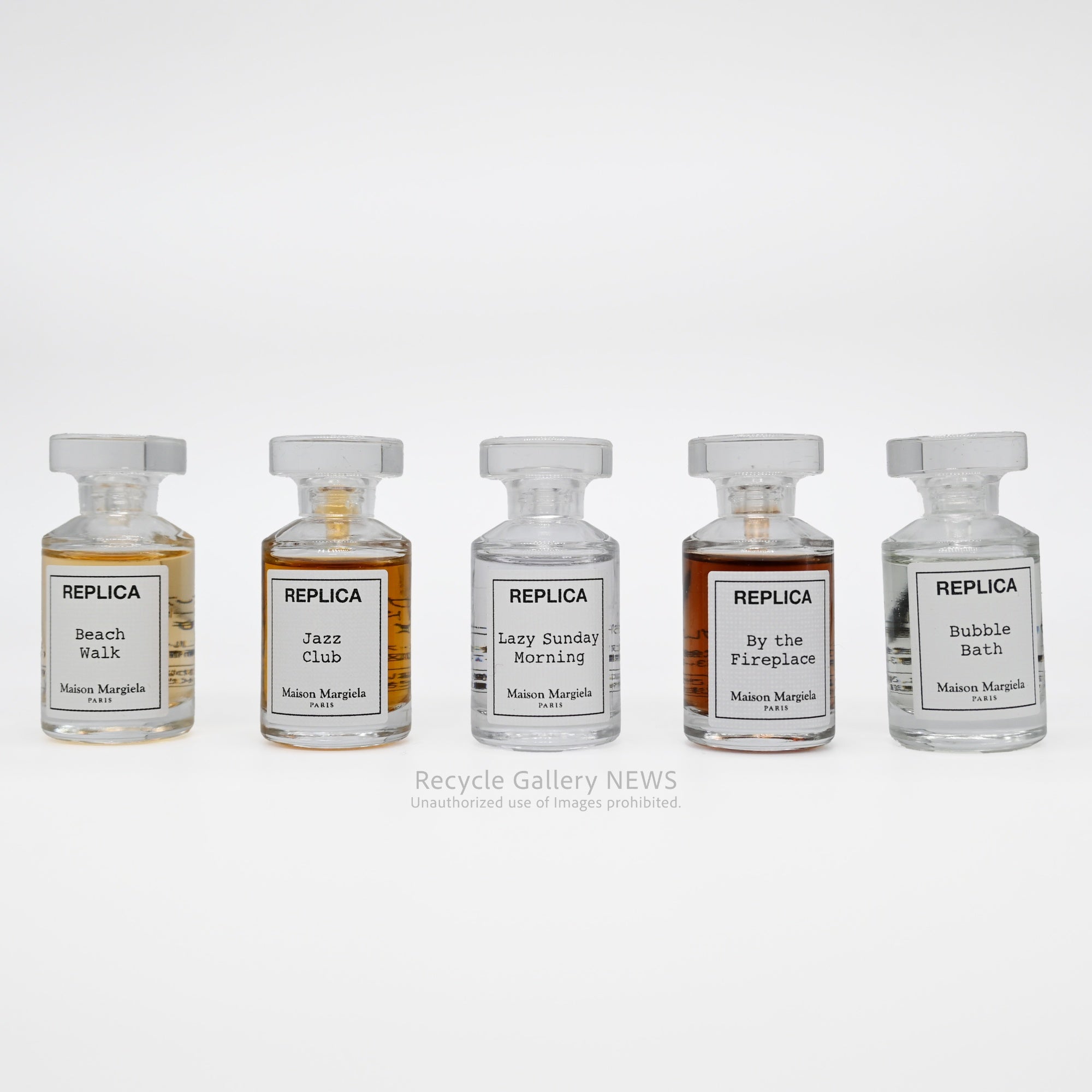 Maison Margiela REPLICA Miniature Collection 7ml×5 Eau de toilette Perfume Made in France / マルジェラ レプリカ ミニチュアコレクション7ml × 5 オードトワレ 香水 フランス製