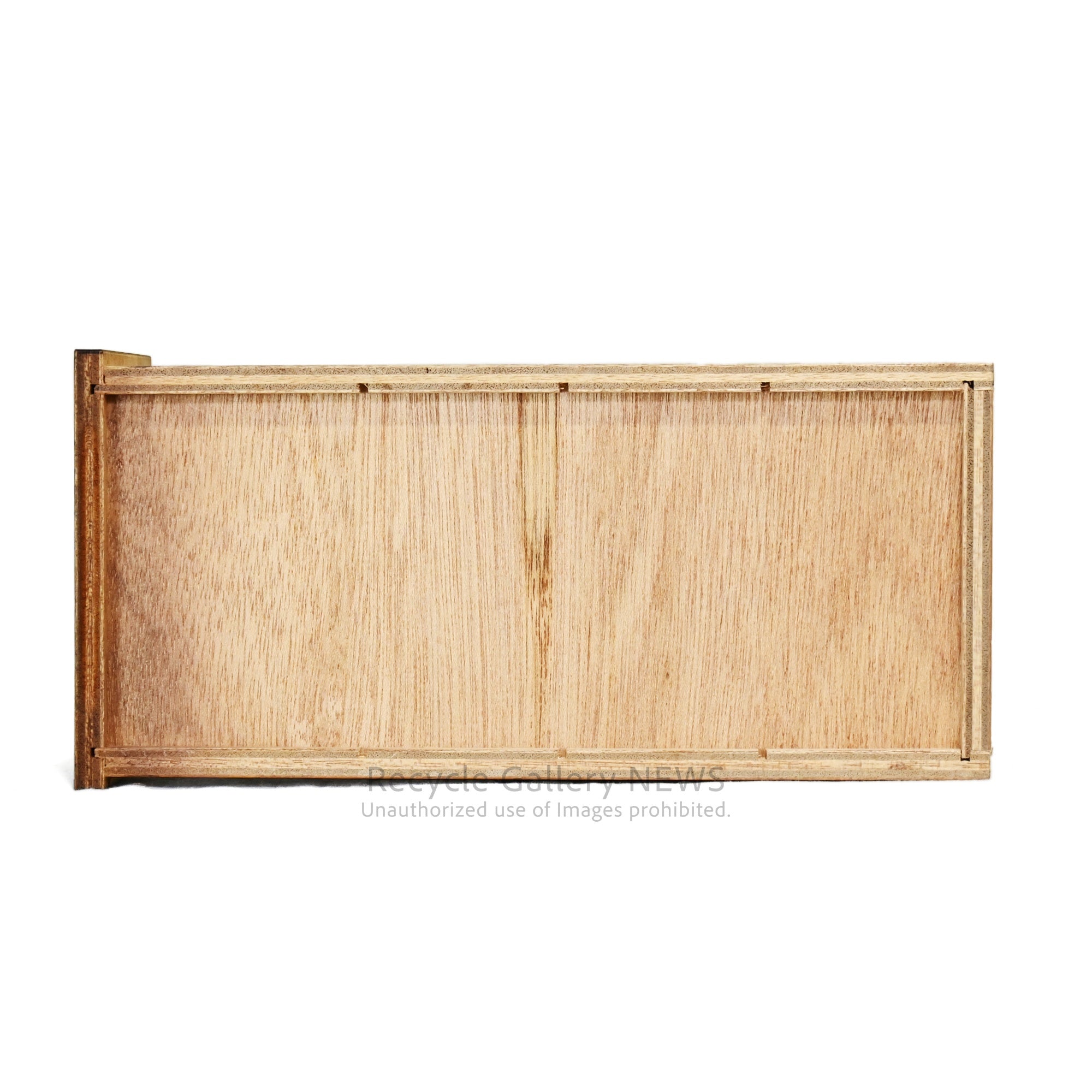 Rosewood-print Veneer small drawer unit with 3 drawers Showa retro style / ローズウッドプリント 突板小引き出し 引出3杯 昭和レトロ