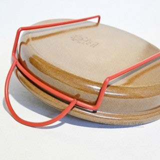 ESRAU Maren Stoneware Grill Pie Plate with Handle Scandinavian Tableware / エスラウ マーレン ハンドル付き ストーンウェア グリル パイ皿 北欧食器