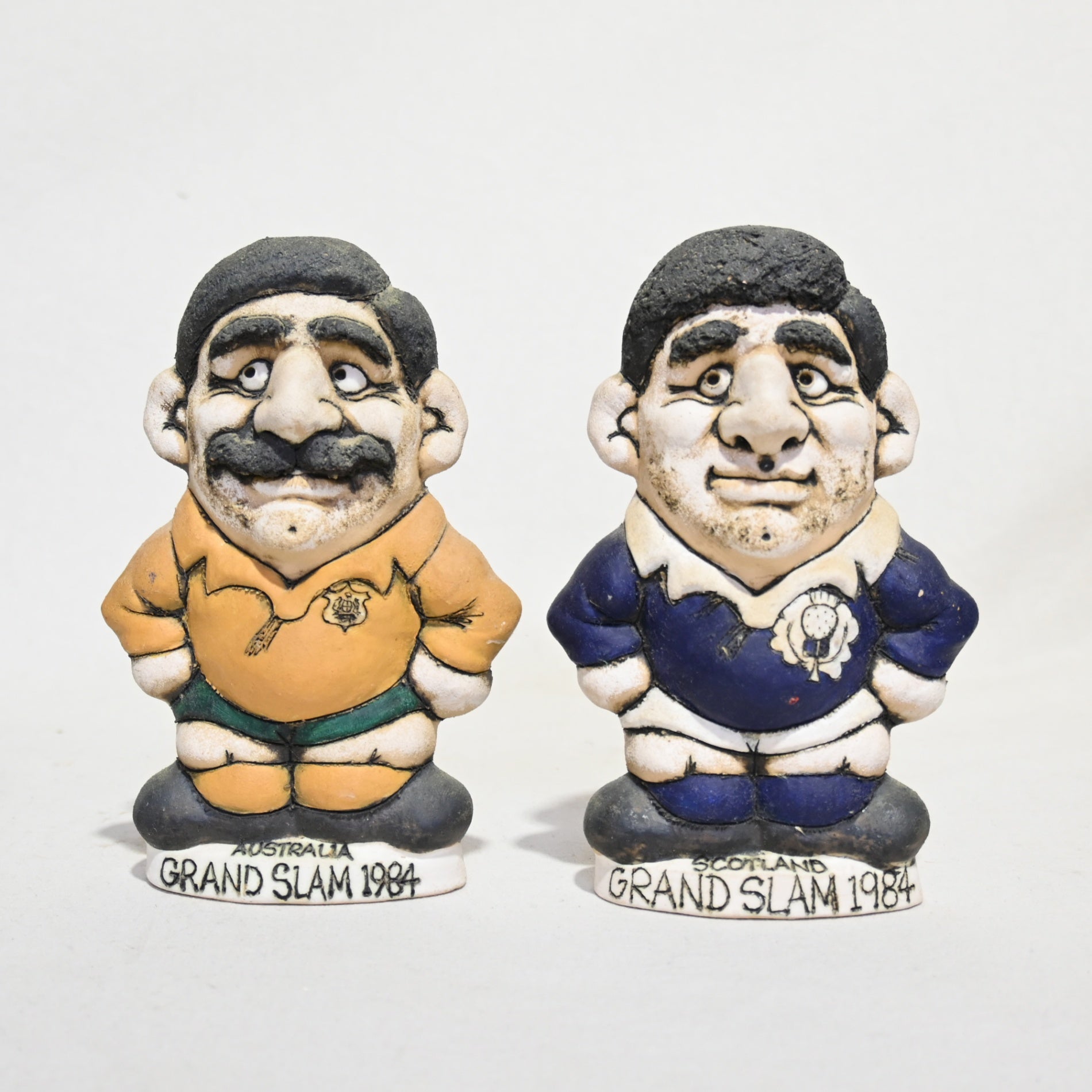 Grogg John Percival Hughes Rugby player old figure UK vintage / グロッグ ラグビー ラガーマン オールドオブジェ フィギュア イギリス ウェールズ ヴィンテージ