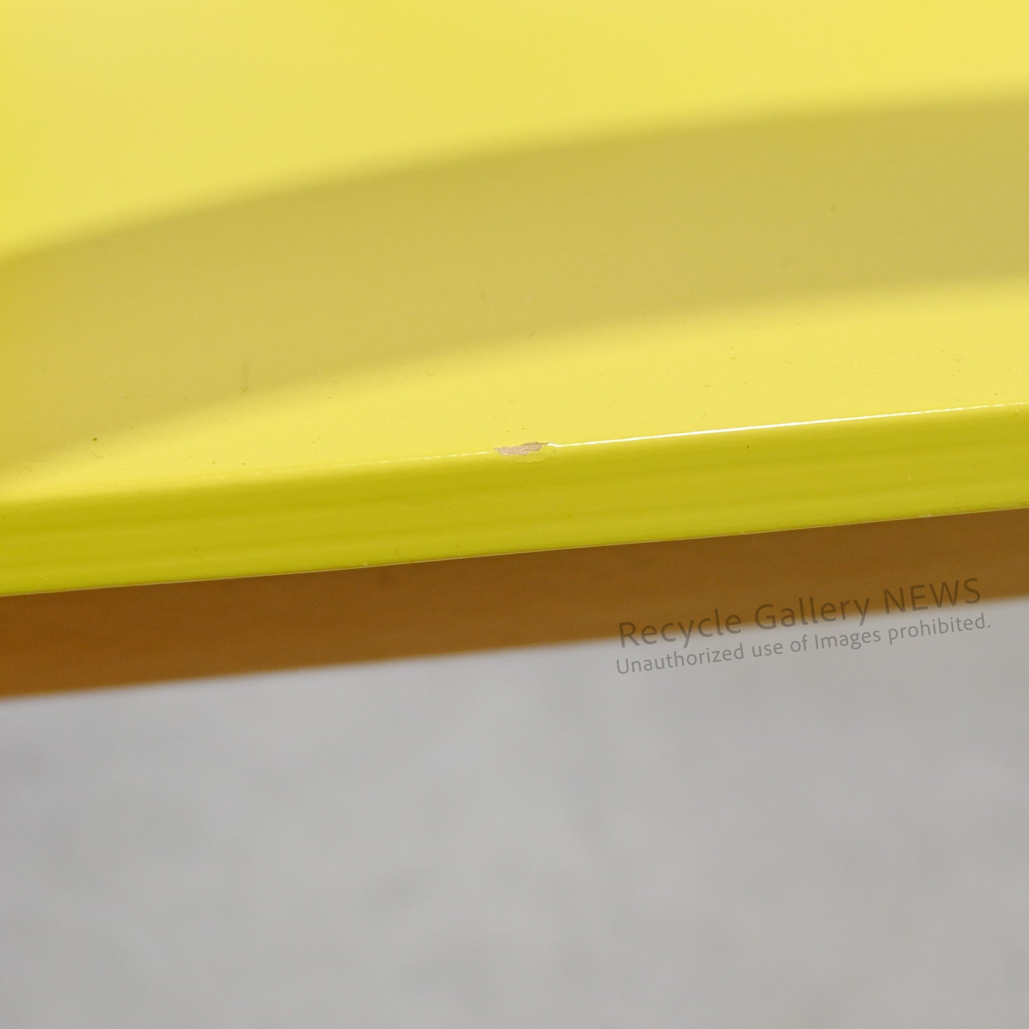 Nisshin Mokko ac-cent Kids chair Yellow Japan / 日進木工 アクセント キッズチェア イエロー 日本