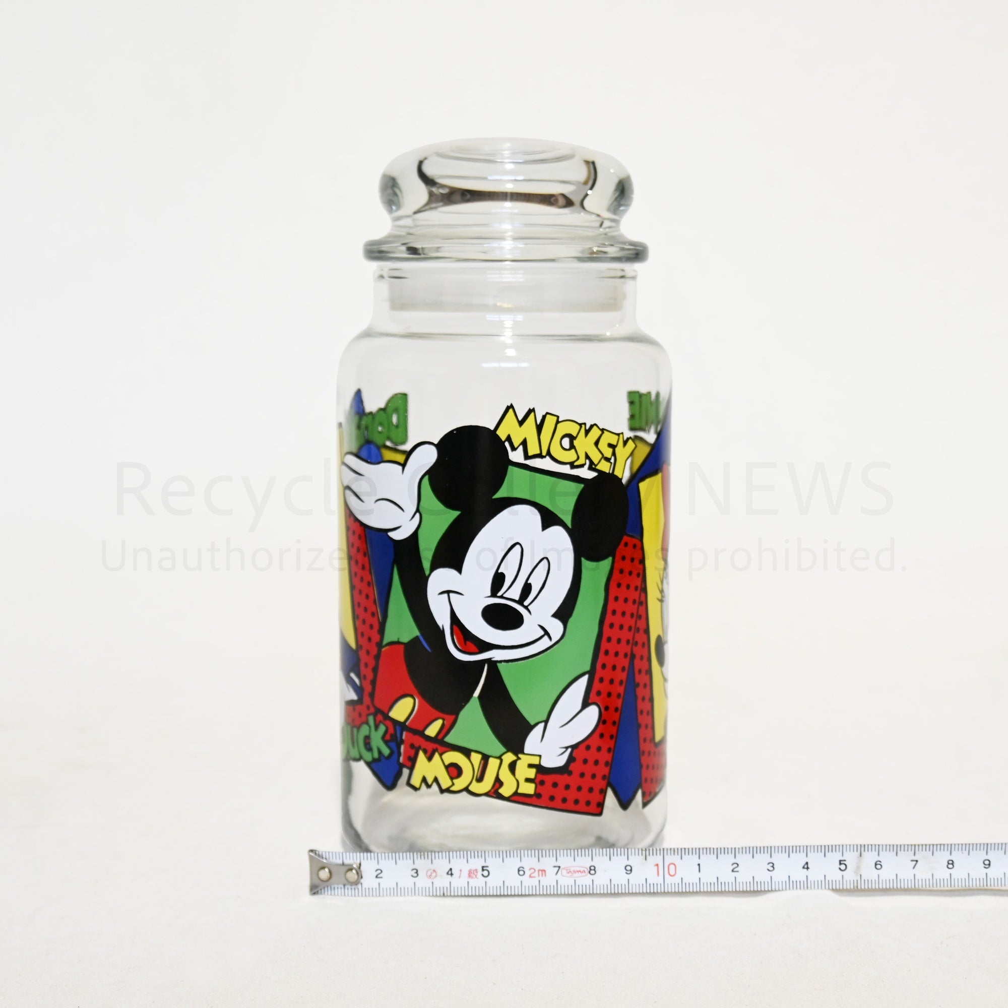 Anchor Hocking Disney Mickey, Minnie, Donald Glass Jar Vintage / アンカーホッキング ミッキー ミニー ドナルド ディズニー ガラスジャー ヴィンテージ