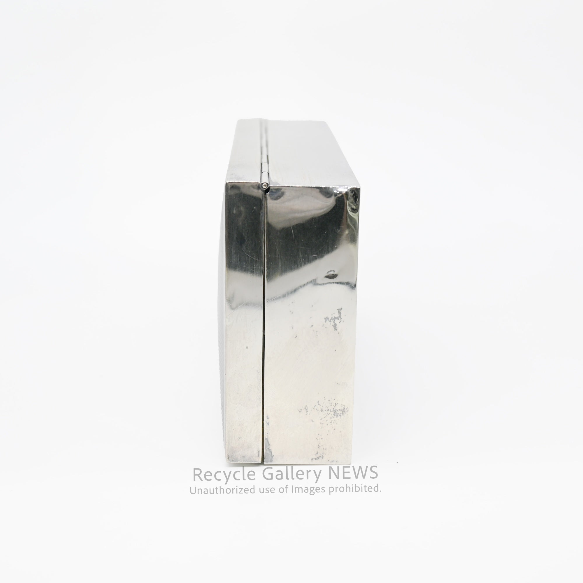 Antique 1932 Art Deco Era English Sterling Silver Case Birmingham / 1932年 アール・デコ様式 バーミンガム 英国純銀製 シルバーケース アンティーク