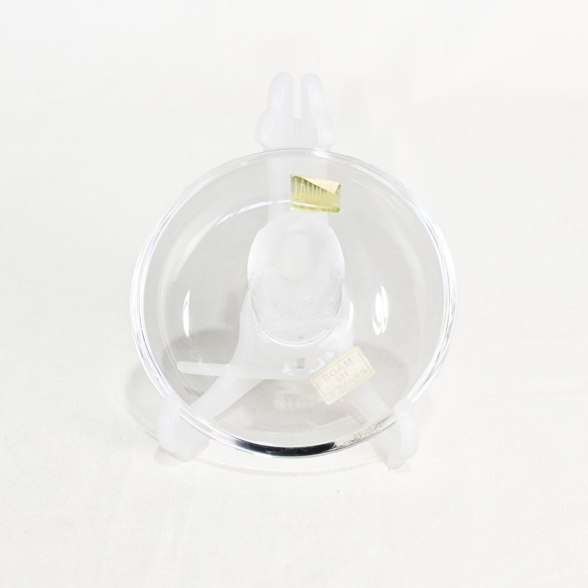 Lalique Accessory Tray Glass Sparrow Bird France / ラリック アクセサリートレイ ガラス 雀 スズメ 小鳥 フランス