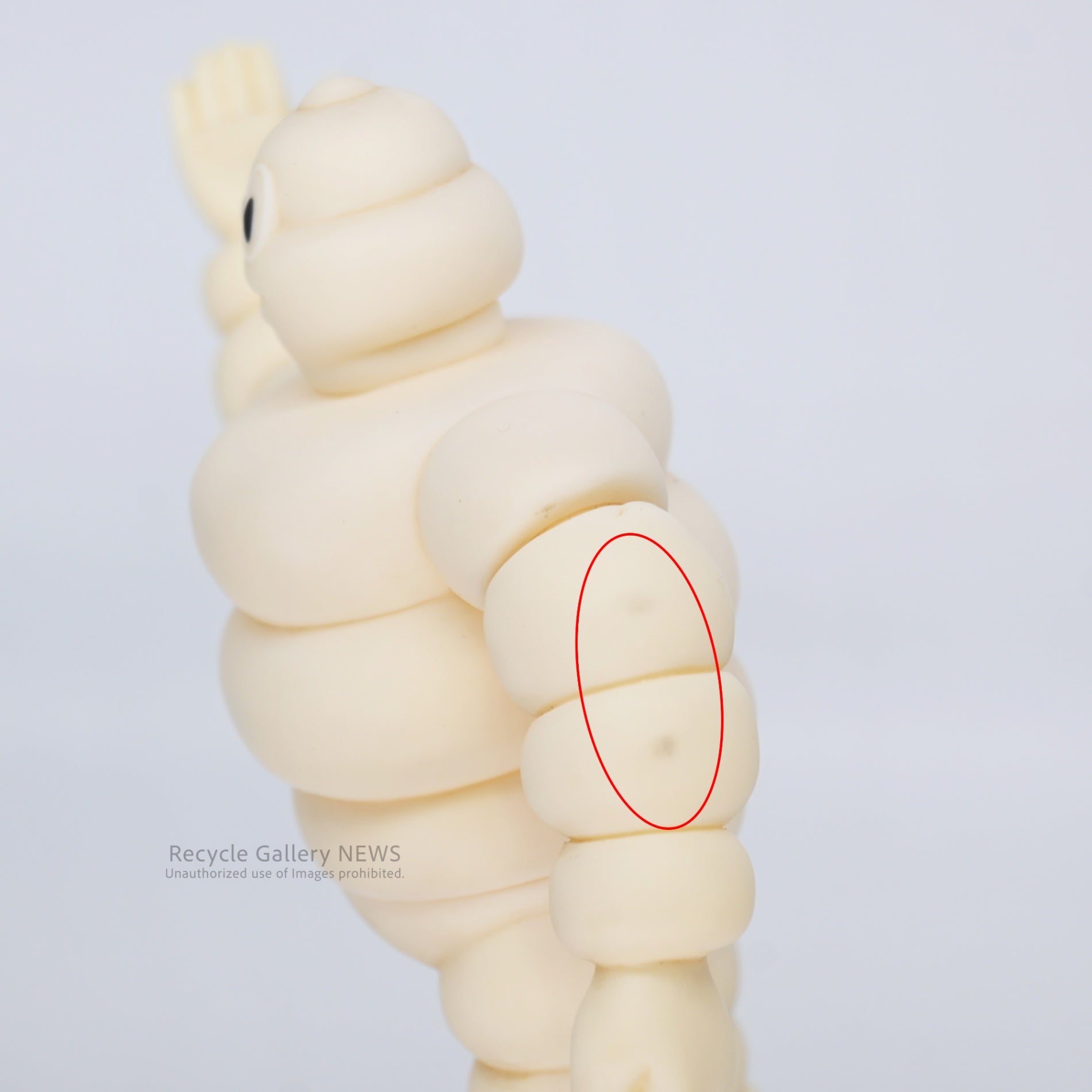 Michelin Man Bibendum Promotional Soft Vinyl Figure Vintage / ミシュランマン ビバンダム 販促用ソフビ フィギュア ヴィンテージ
