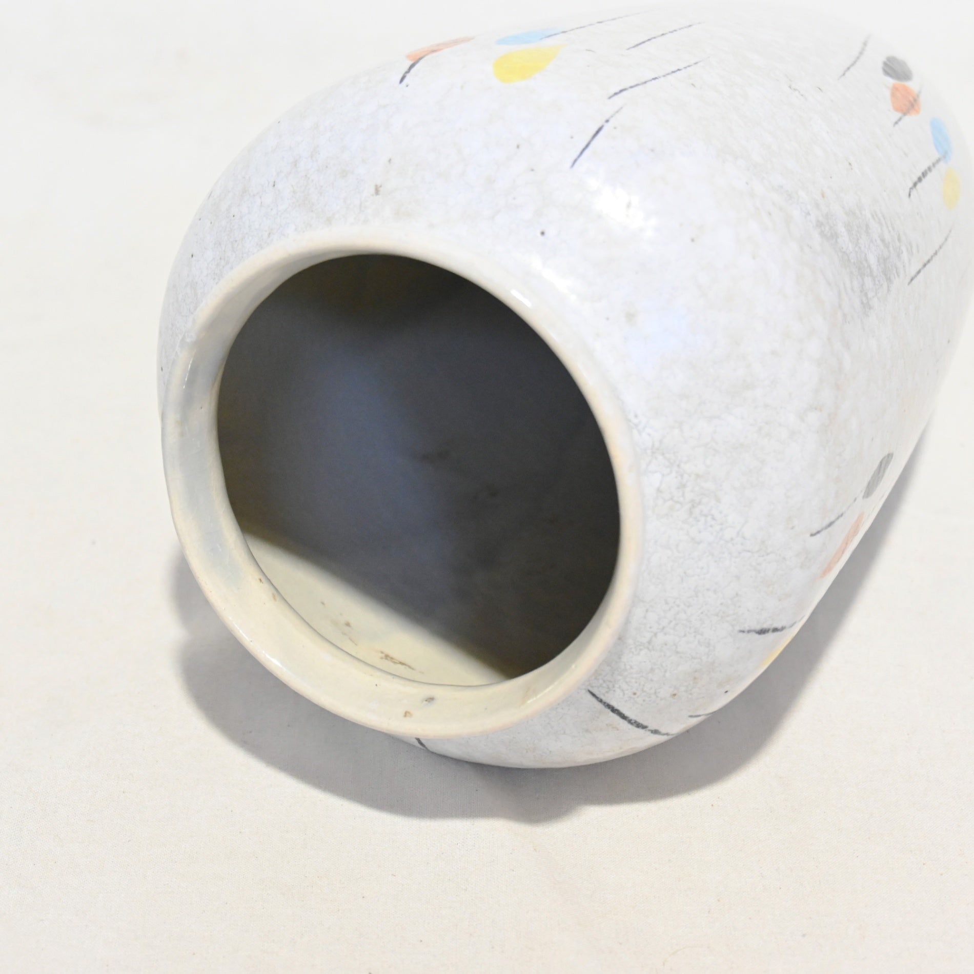 West German Flower Vase Raindrop pattern  1950s-1960s Vintage / 西ドイツ製 花瓶 レインドロップ柄 推定1950〜60年代 ヴィンテージ