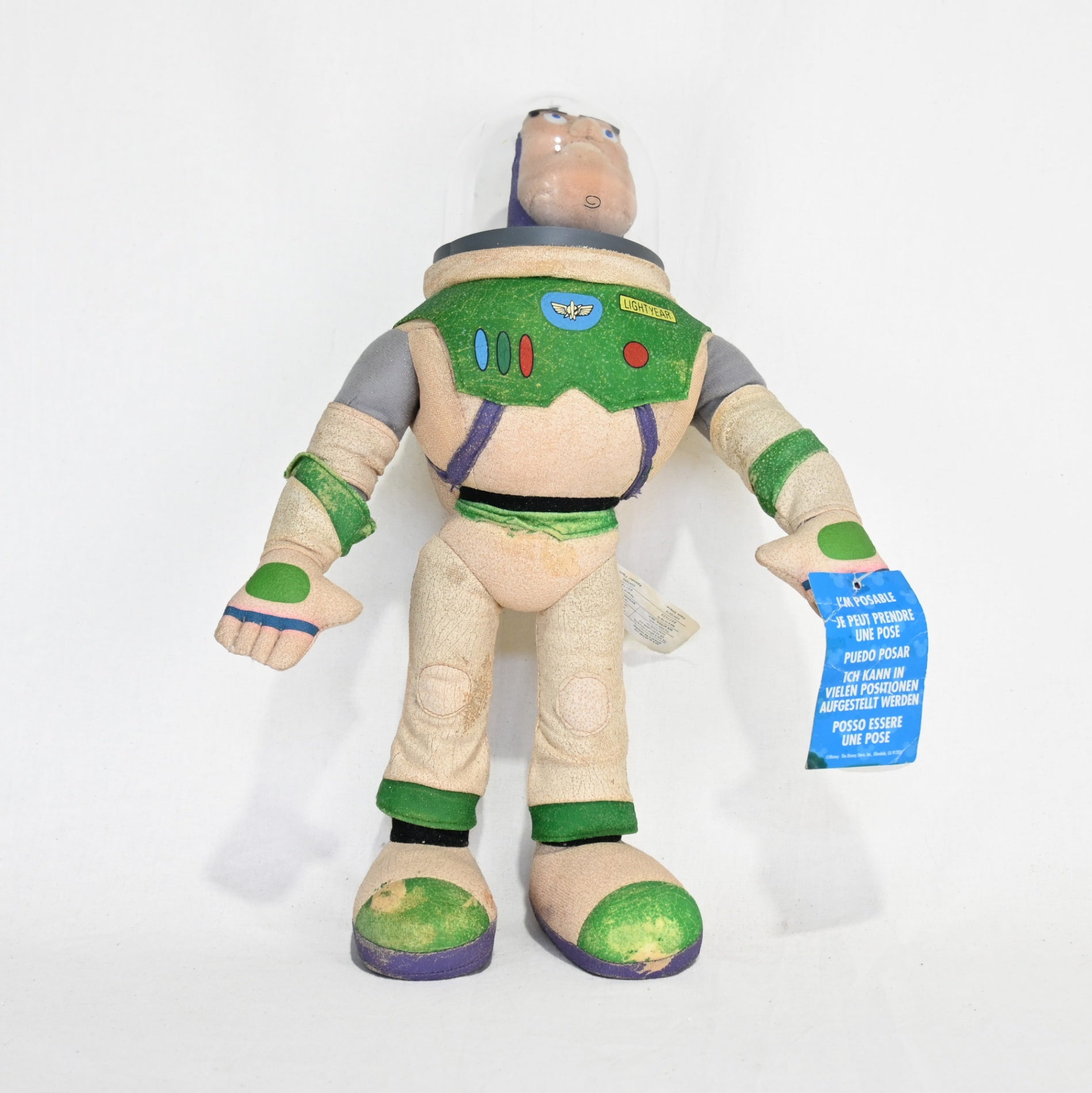 Pixar Woody Pride Buzz Lightyear 1990s Vintage TOY STORY stuffed toy set Disney / ピクサー トイ・ストーリー ウッディ バズ 1990年代 ヴィンテージ レトロぬいぐるみ ２体セット ディズニー