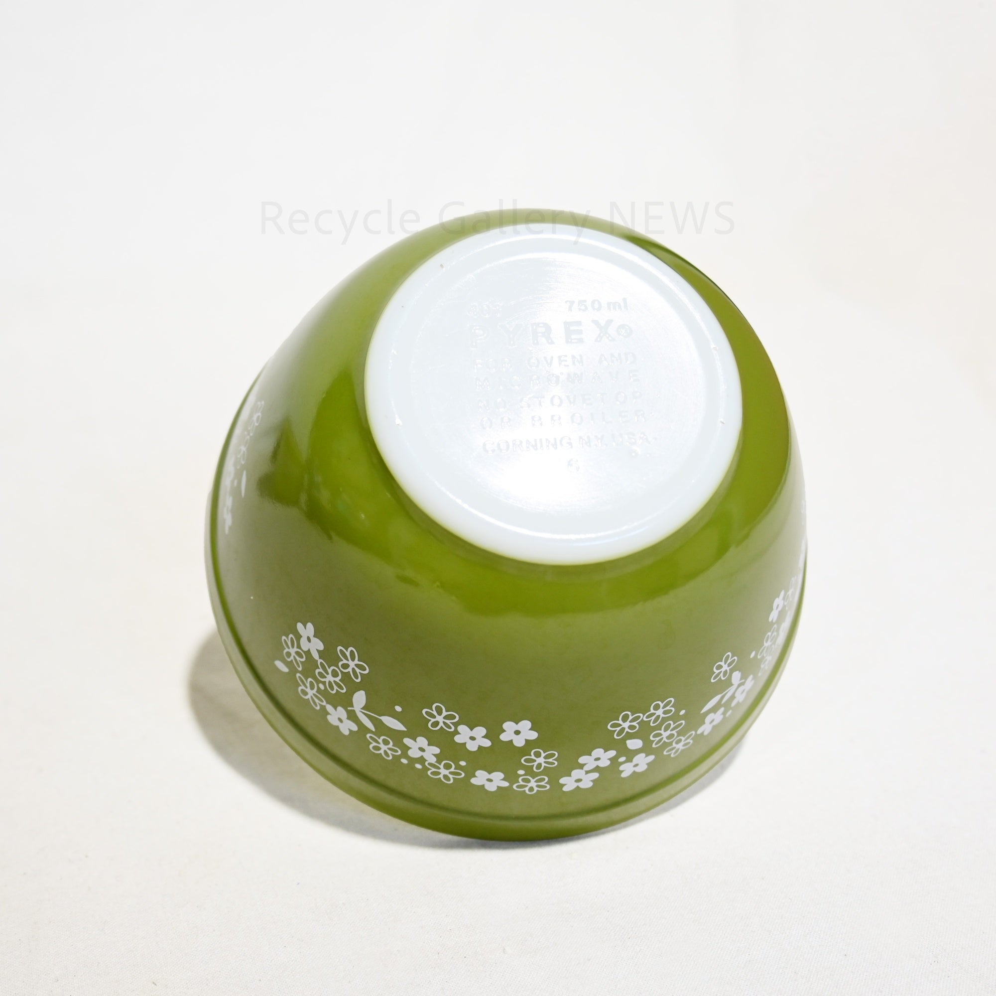 Vintage Pyrex Crazy Daisy Mixing Bowl Small Heat-Resistant Glass American Vintage / オールドパイレックス ミキシングボウル Sサイズ クレイジーデイジー 耐熱ガラス アメリカヴィンテージ