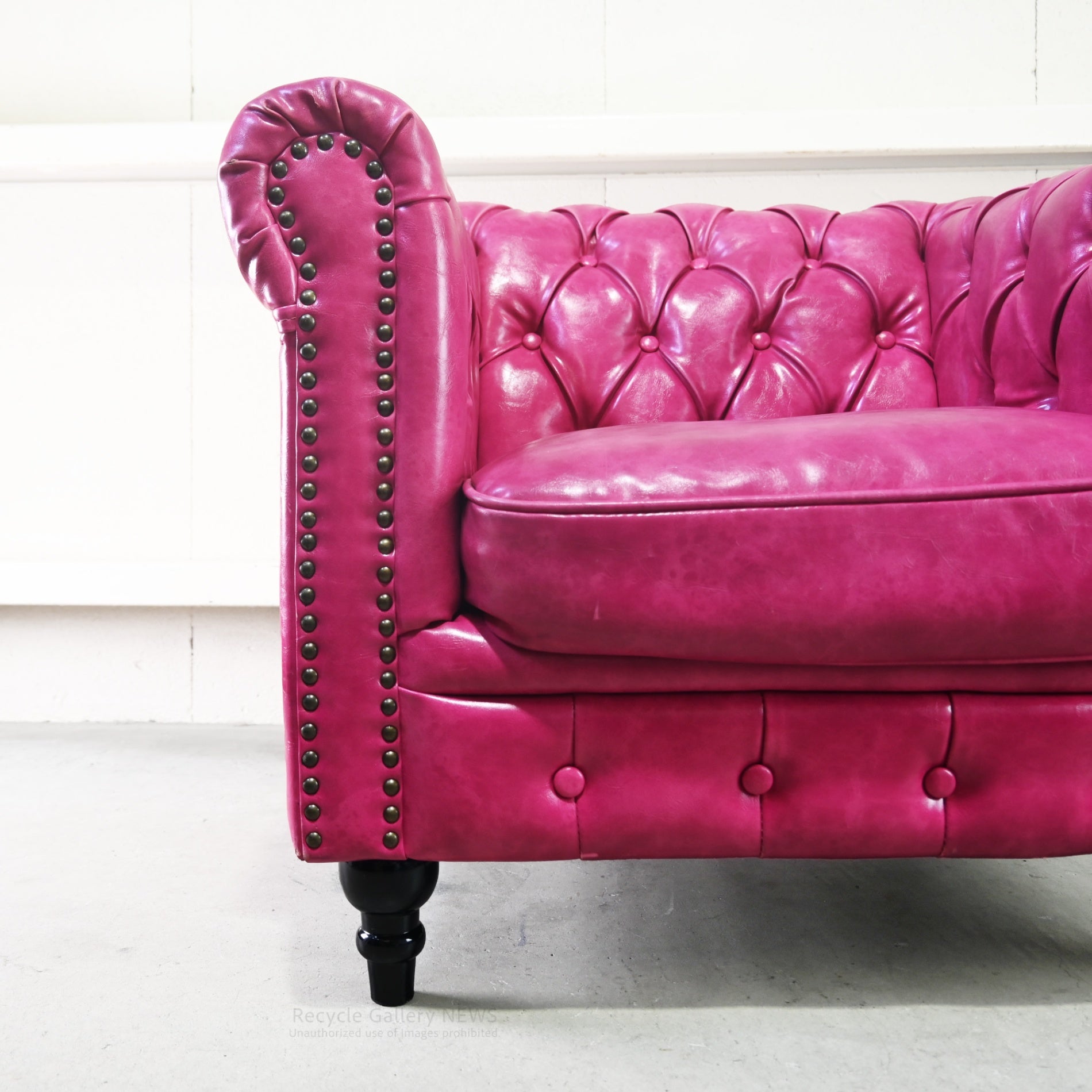 VINCENT Authentic British Chesterfield 1PSofa Industrial Style / ヴィンセント チェスターフィールド シングルソファー イギリス インダストリアル オーセンティック