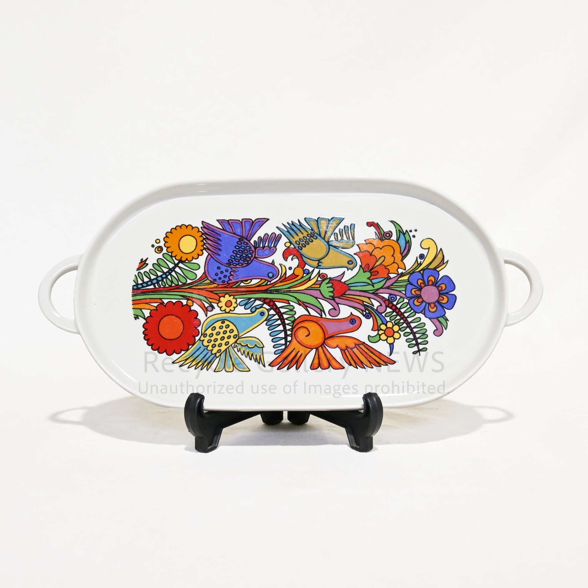 Villeroy&Boch Acapulco oval plate France Made in Germany / ビレロイ＆ボッホ アカプルコ プレート トレー 皿 フランス ドイツ製