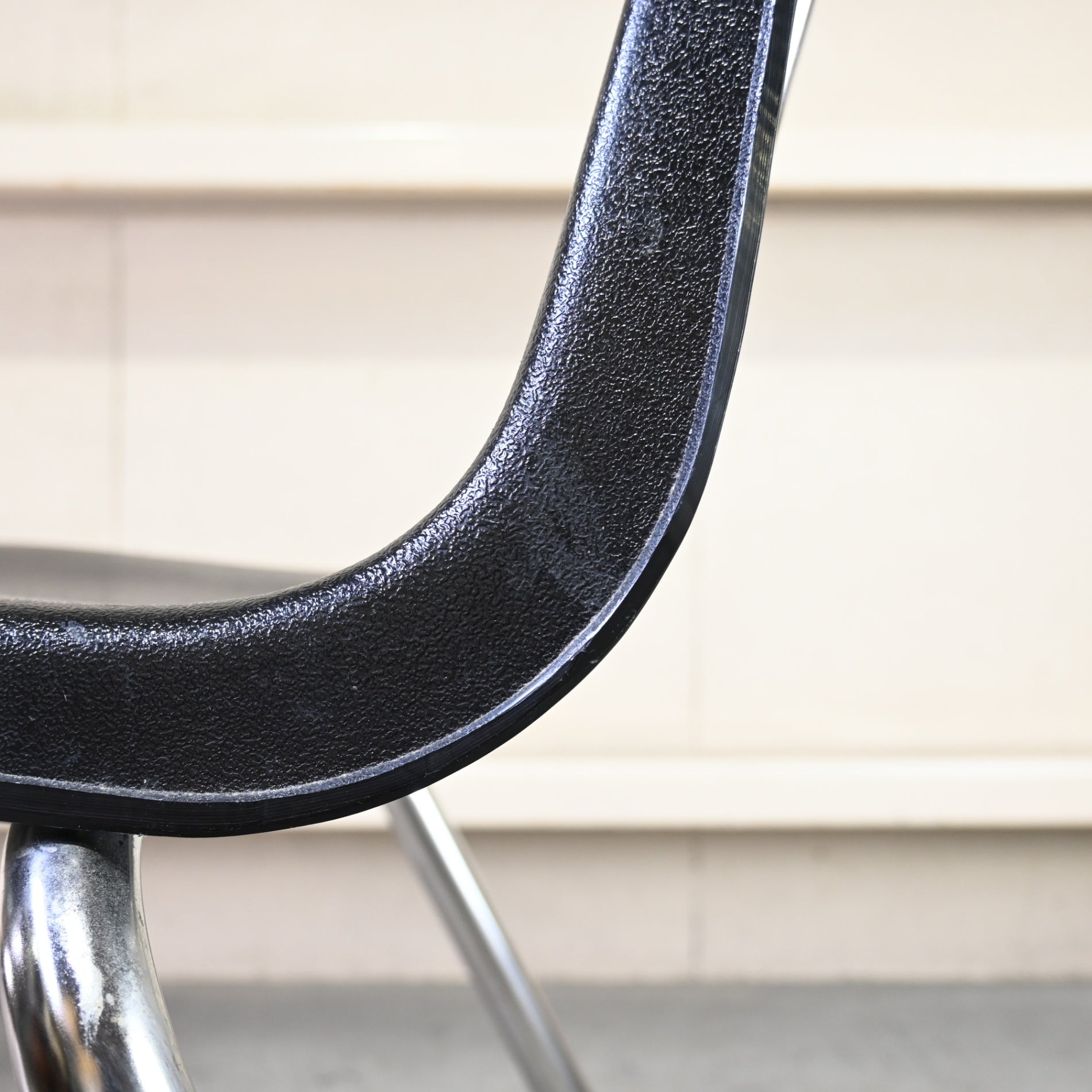 VIRCO Stacking chair Black Retro American Industrial design / バルコ スタッキングチェア ブラック レトロ アメリカン ヴィンテージ インダストリアルデザイン