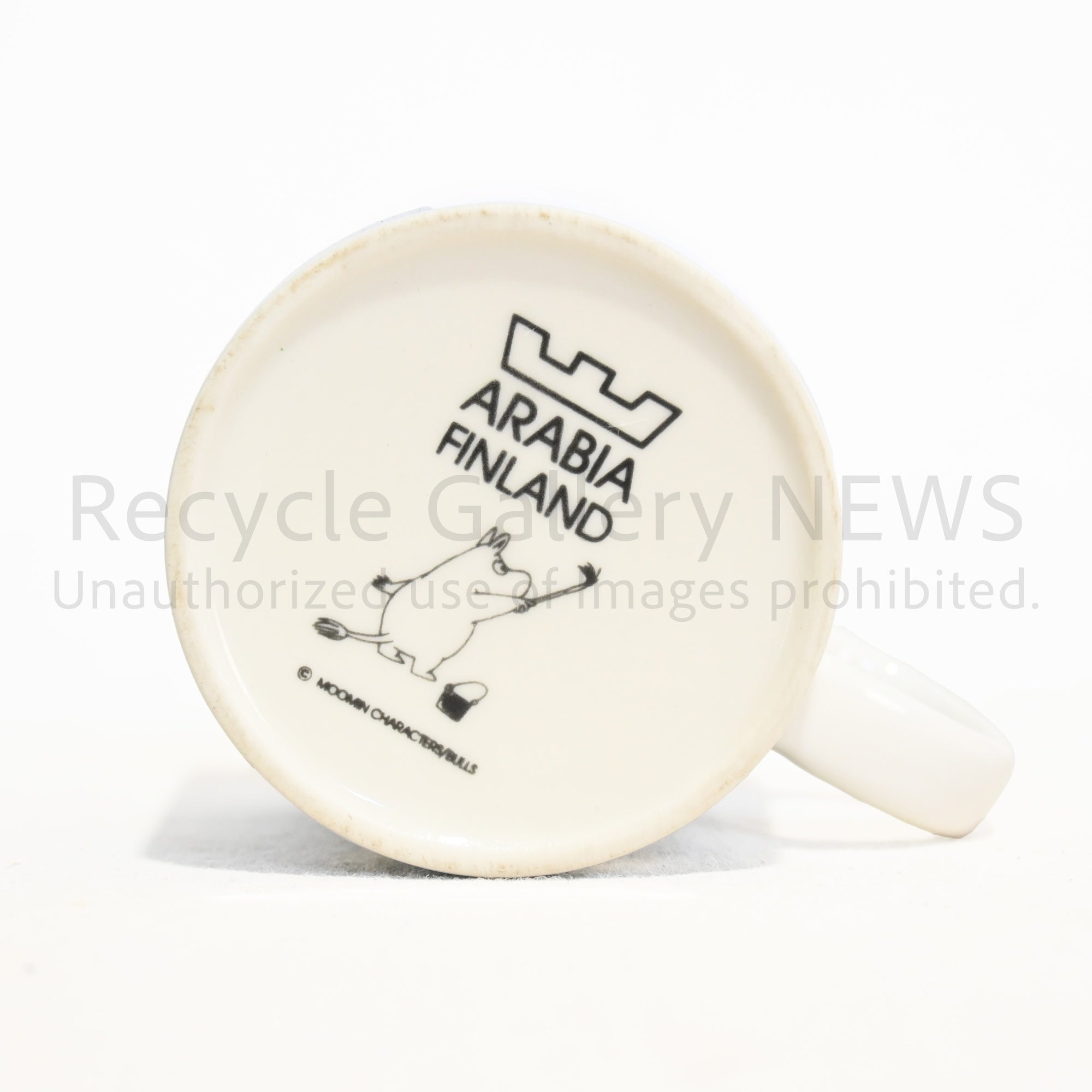 MOOMIN ARABIA Mug Dark blue Vintage Scandinavian / ムーミン アラビア マグ ダークブルー 廃盤 ヴィンテージ 北欧