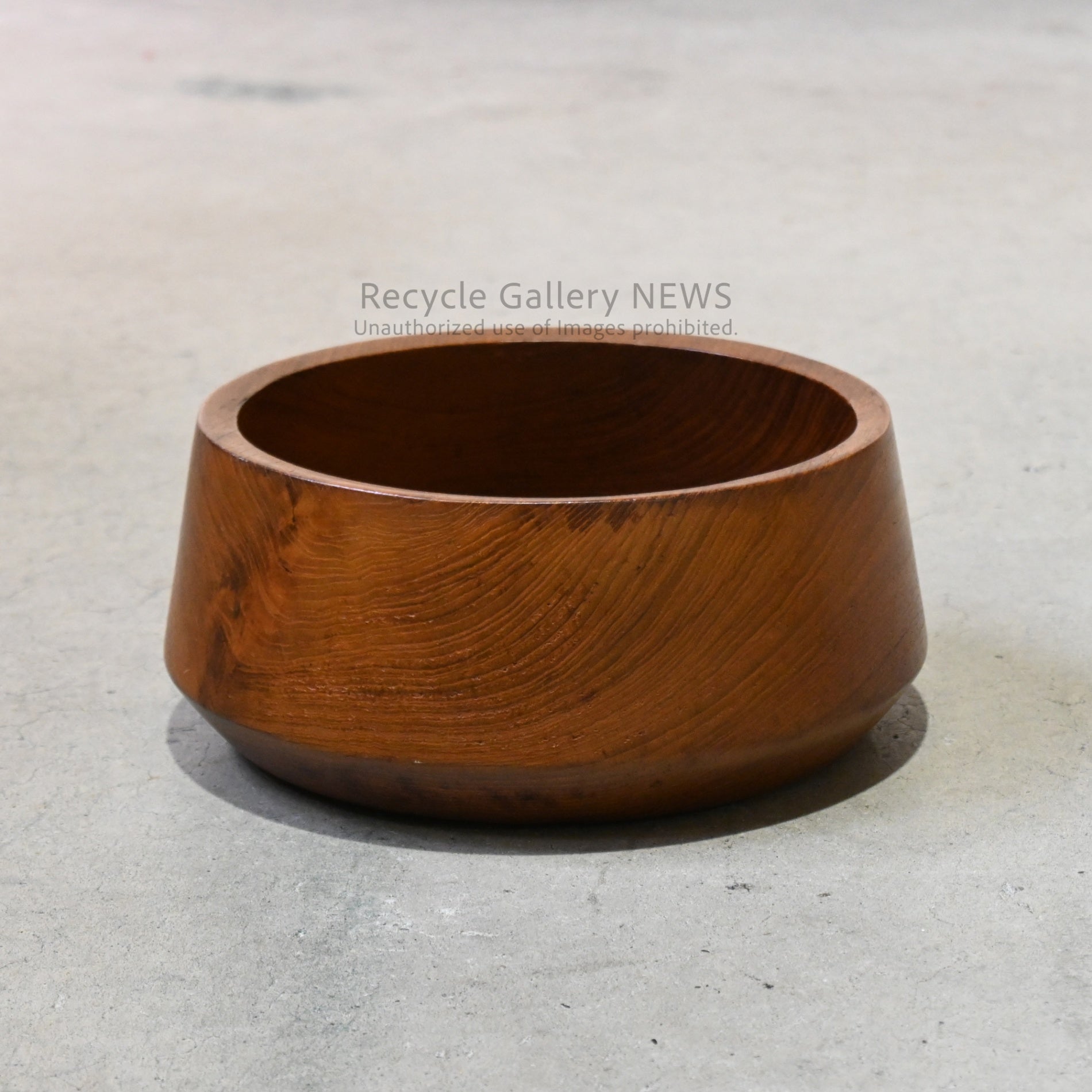Teakwood Salad Bowl Tray Brown / チークウッド サラダボウル 小物入れ ブラウン