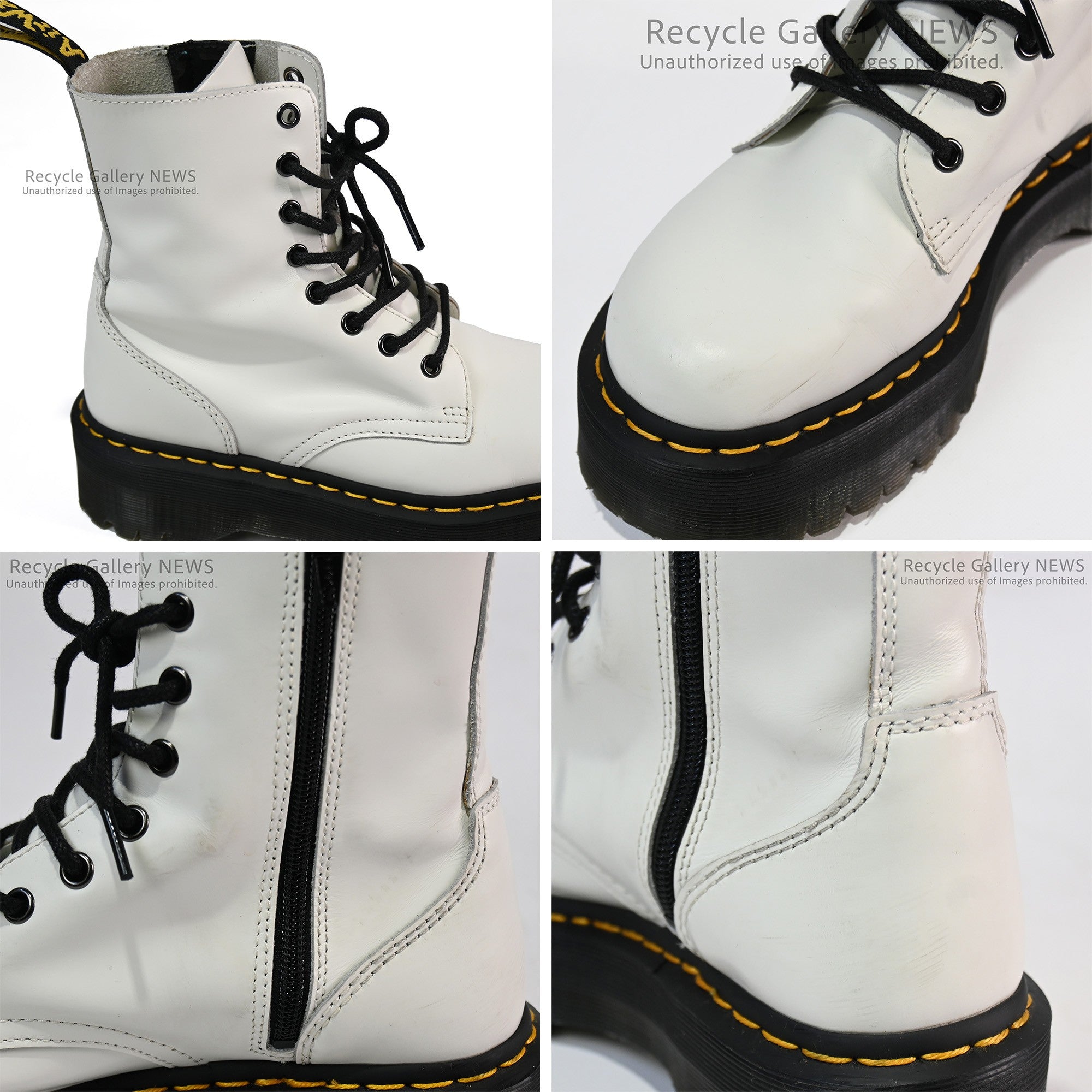 Dr. Martens 8-Eye “JADON” UK6 25cm White / ドクターマーチン 8ホール "ジェイドン" 25cm 白