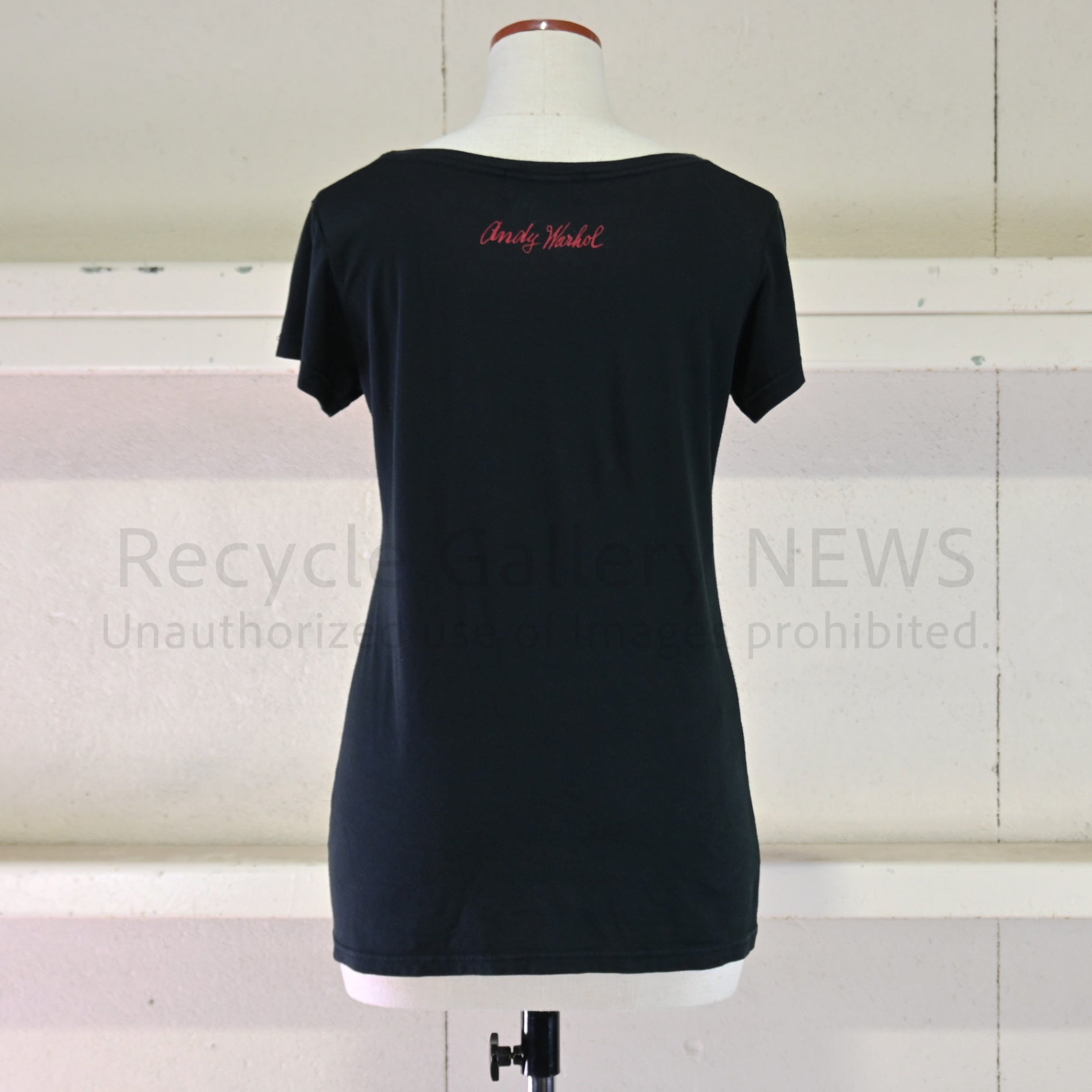 ANDY WARHOL by HYSTERIC GLAMOUR "NICO" Photograph Print T-shirt Black / アンディ・ウォーホル バイ ヒステリックグラマー ニコ プリントTシャツ Fサイズ 黒