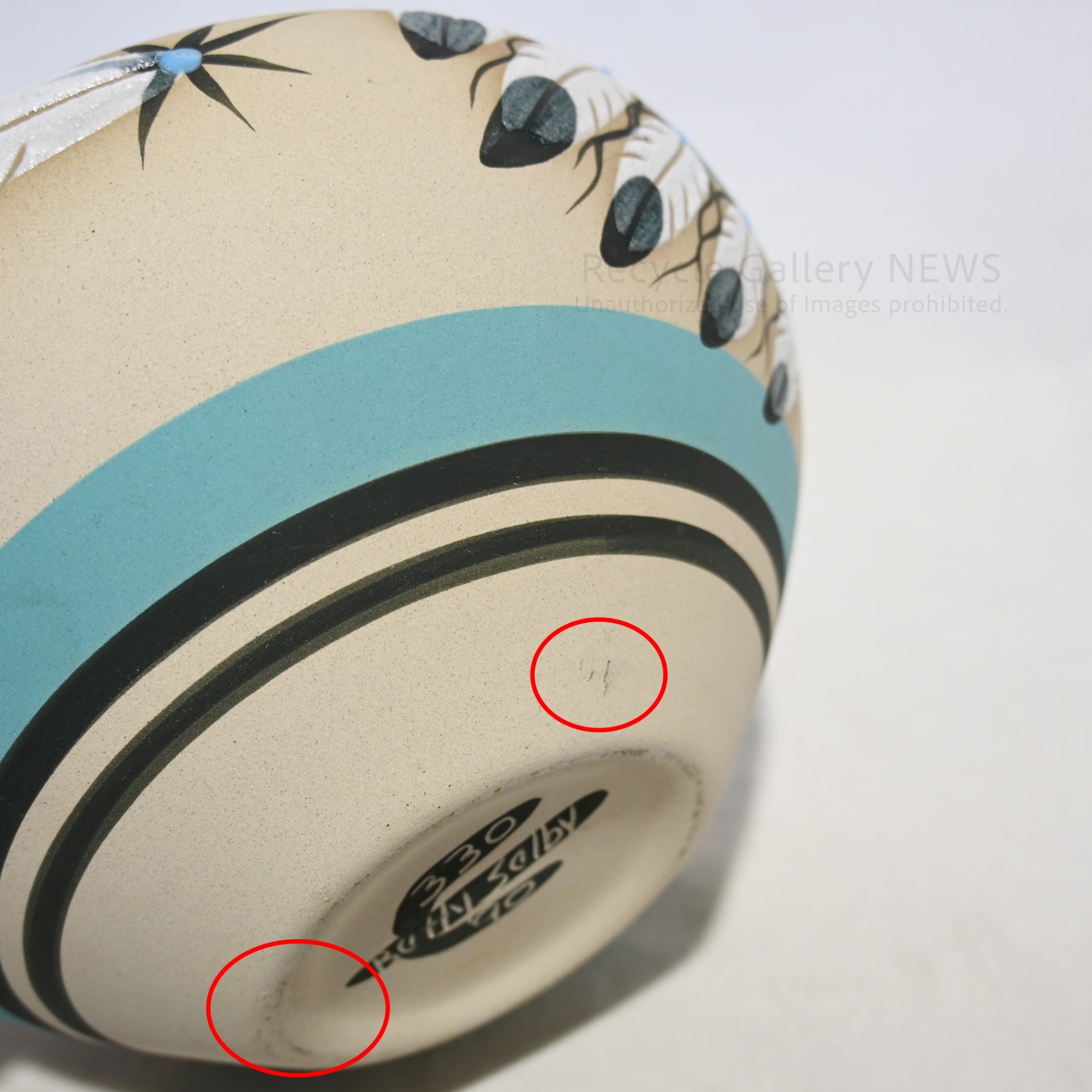 Betty Selby Native American motif Ceramic pot Vase Interior object / ベティ・セルビー ネイティブアメリカン モチーフ 陶磁器 ポット 花瓶 インテリアオブジェ