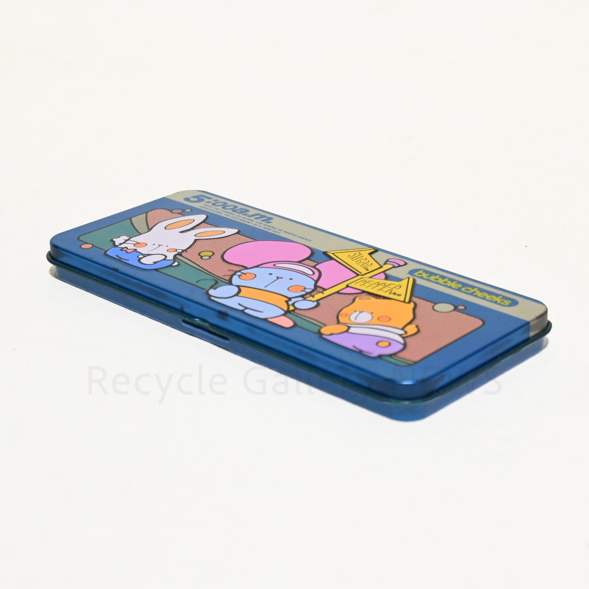Sanrio Bubble Cheeks Pencil case Retro Japan Vintage / サンリオ バブルチークス 缶ペンケース 昭和レトロ 当時物 ヴィンテージ