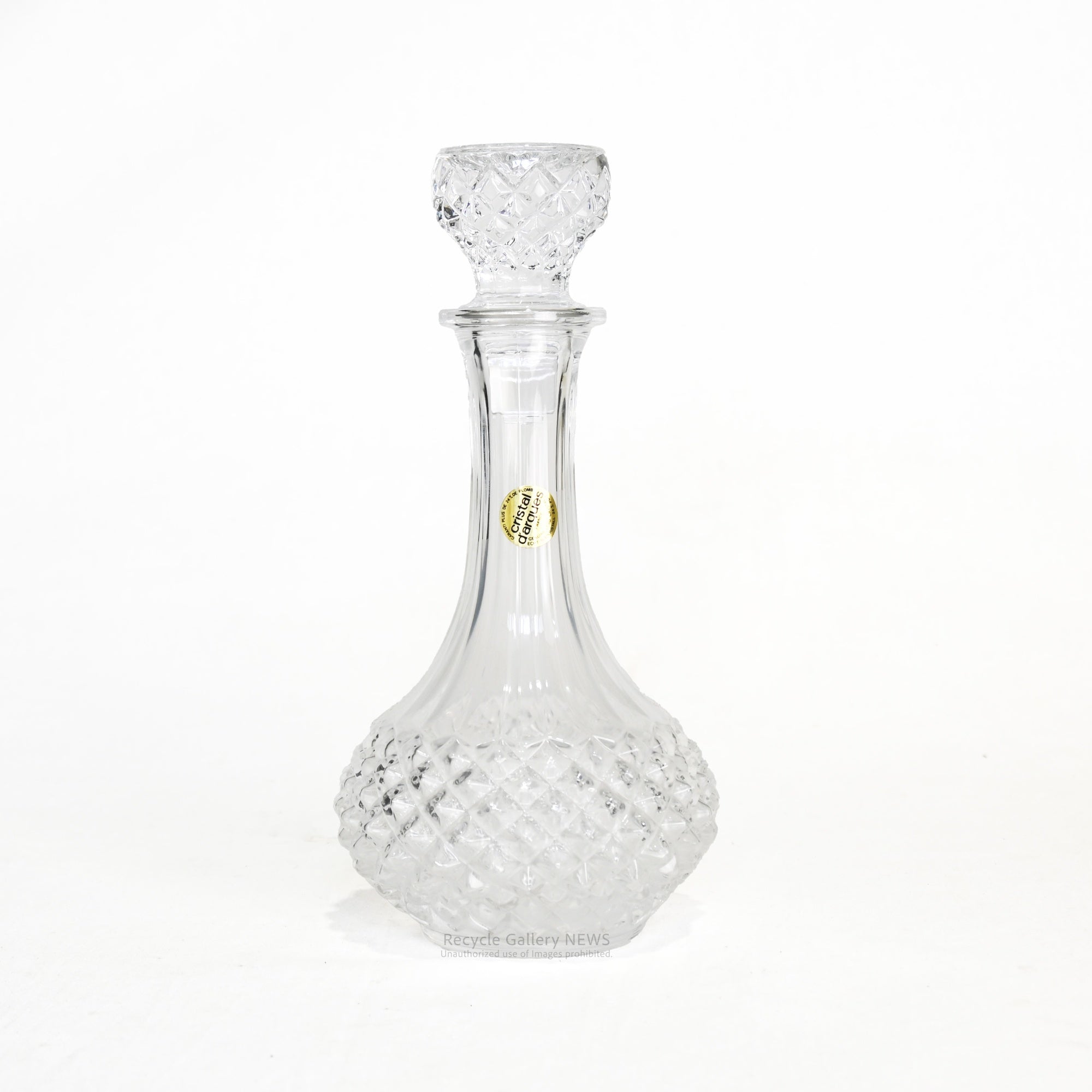 Cristal D'Arques Decanter Krysta crystal glass France / クリスタル・ダルク デキャンタ クリスタルガラス 箱付きフランス