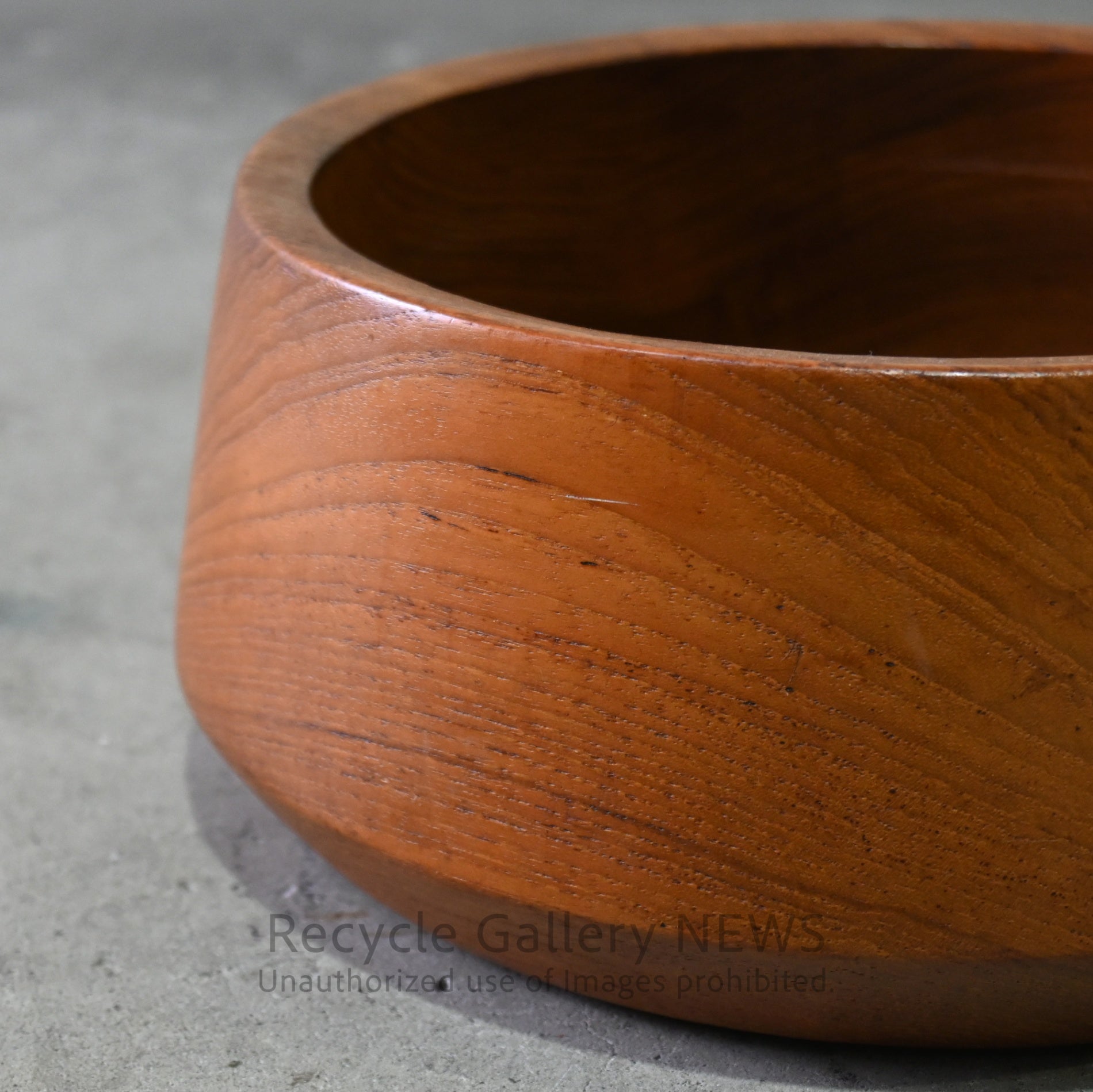 Teakwood Salad Bowl Tray Brown / チークウッド サラダボウル 小物入れ ブラウン