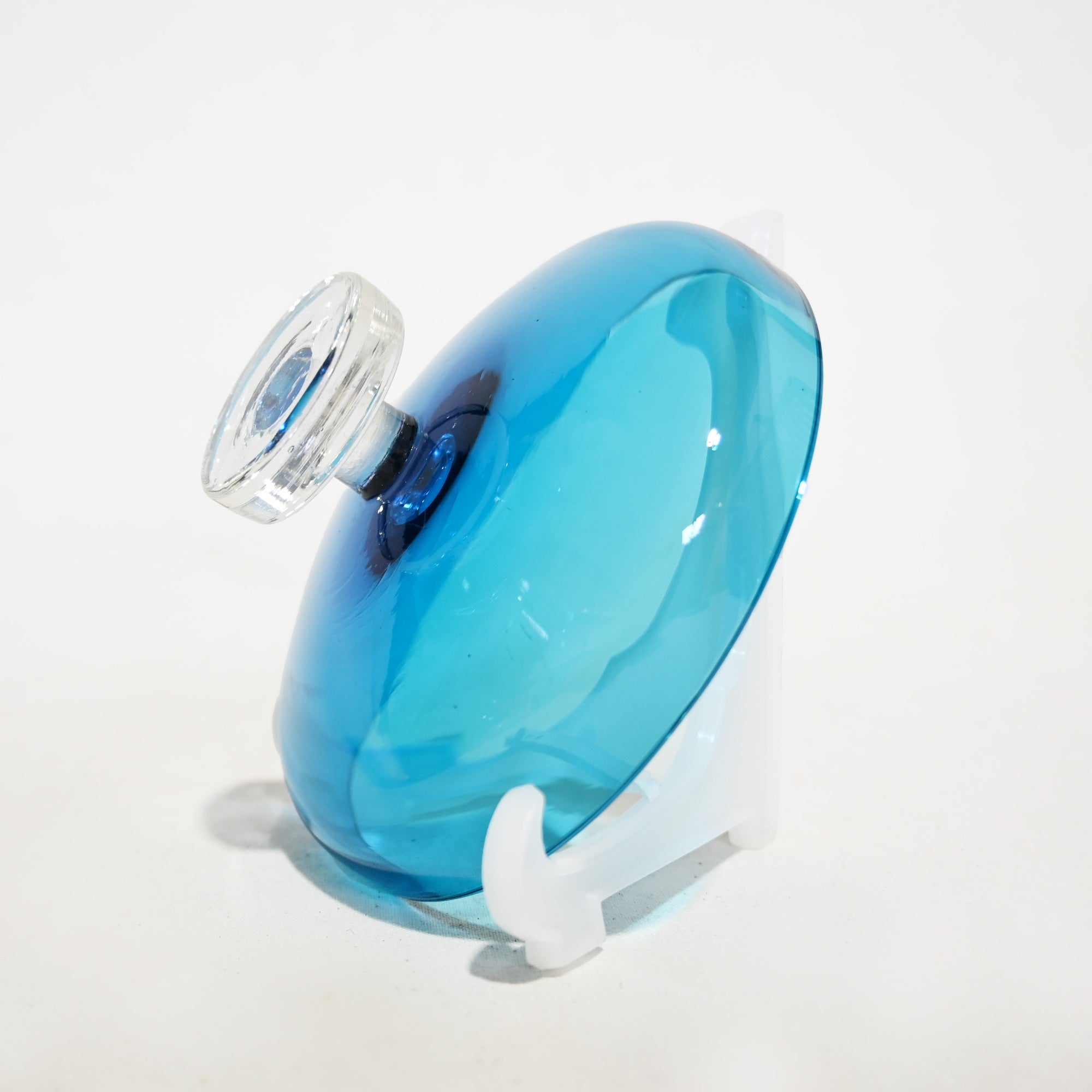Stacking Glass Bowl with Lid Vintage Accessory case / 2段スタッキング ふた付きガラスボウル ヴィンテージ ケース 小物入れ