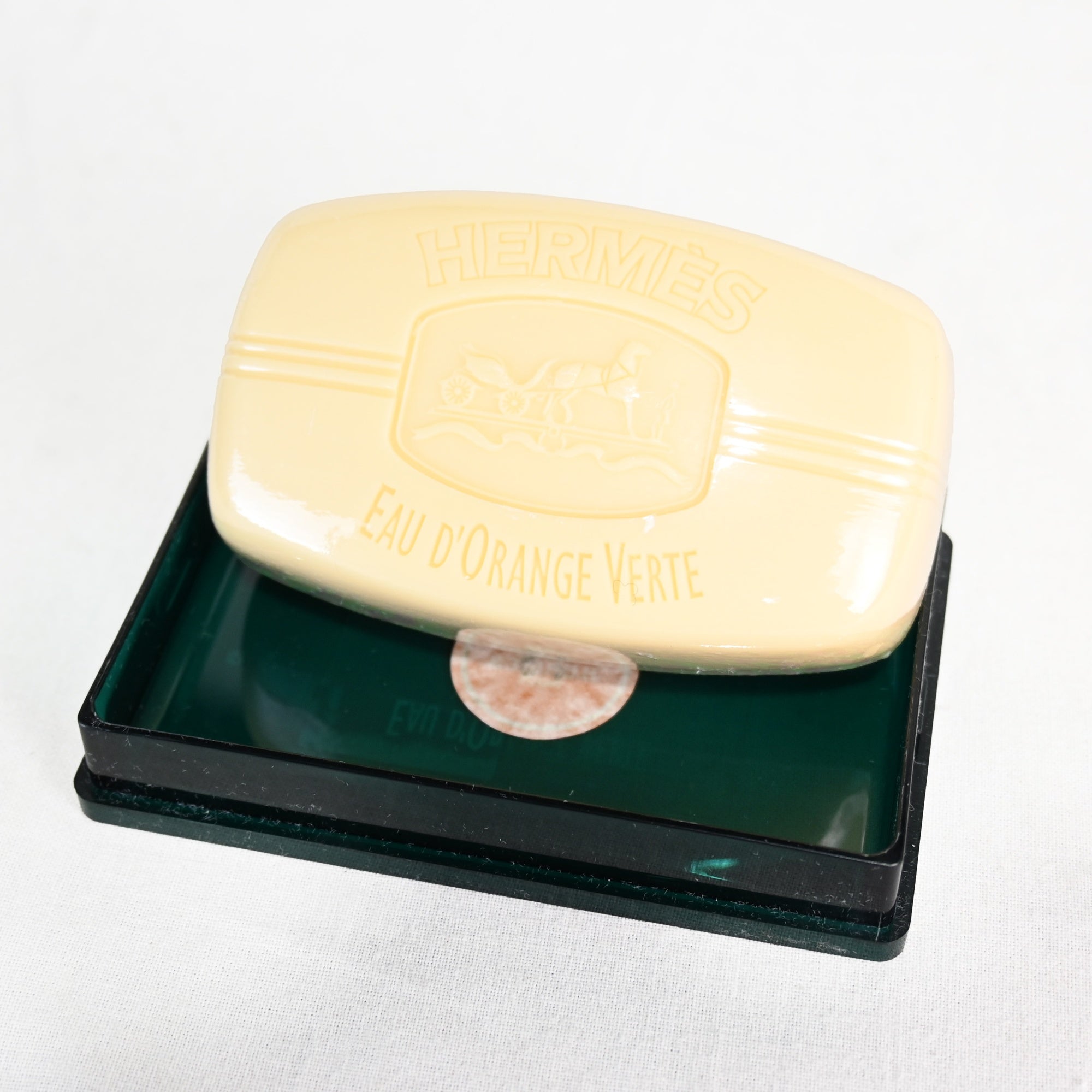 HERMES Bath Soap EAU D'ORANGE VERTE 150g Unused / エルメス 石鹸 ソープ オードランジュ ヴェルト未使用