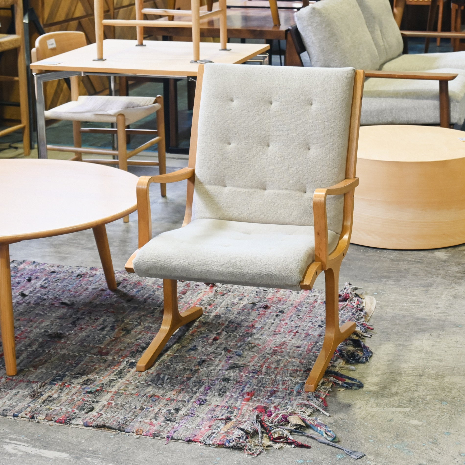 Discontinued Tendo Mokko "Heron" Low Back Chair by Mitsumasa Sugasawa Japanese Modern Masterpiece / 天童木工 ヘロン ローバックチェア 廃盤 日本 モダンデザイン 菅澤光政 傑作