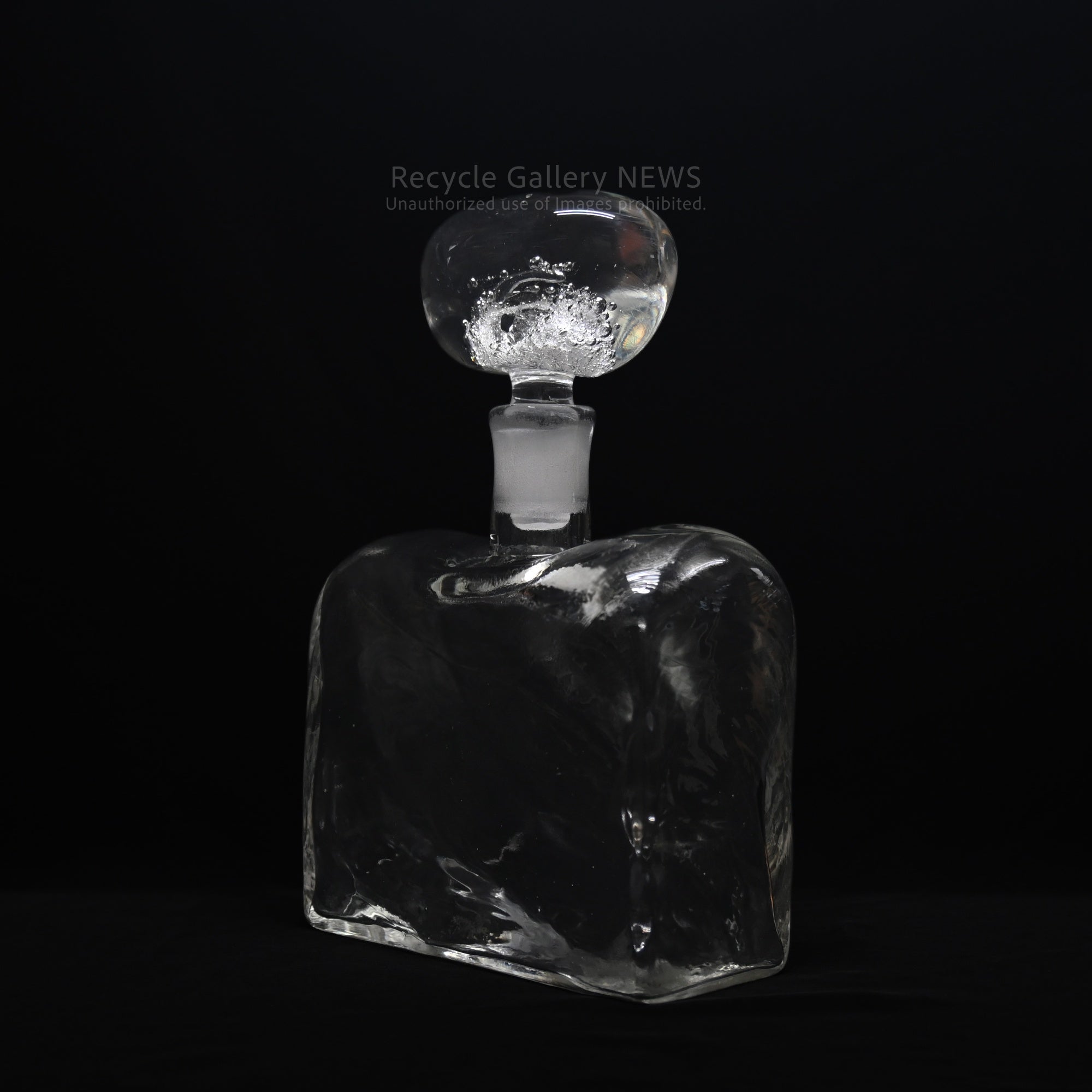 Seikosha Glass Studio Naoya Arakawa Handblown Glass Perfume Bottle / 晴耕社ガラス工房 荒川尚也 ハンドメイド アートガラス 香水瓶