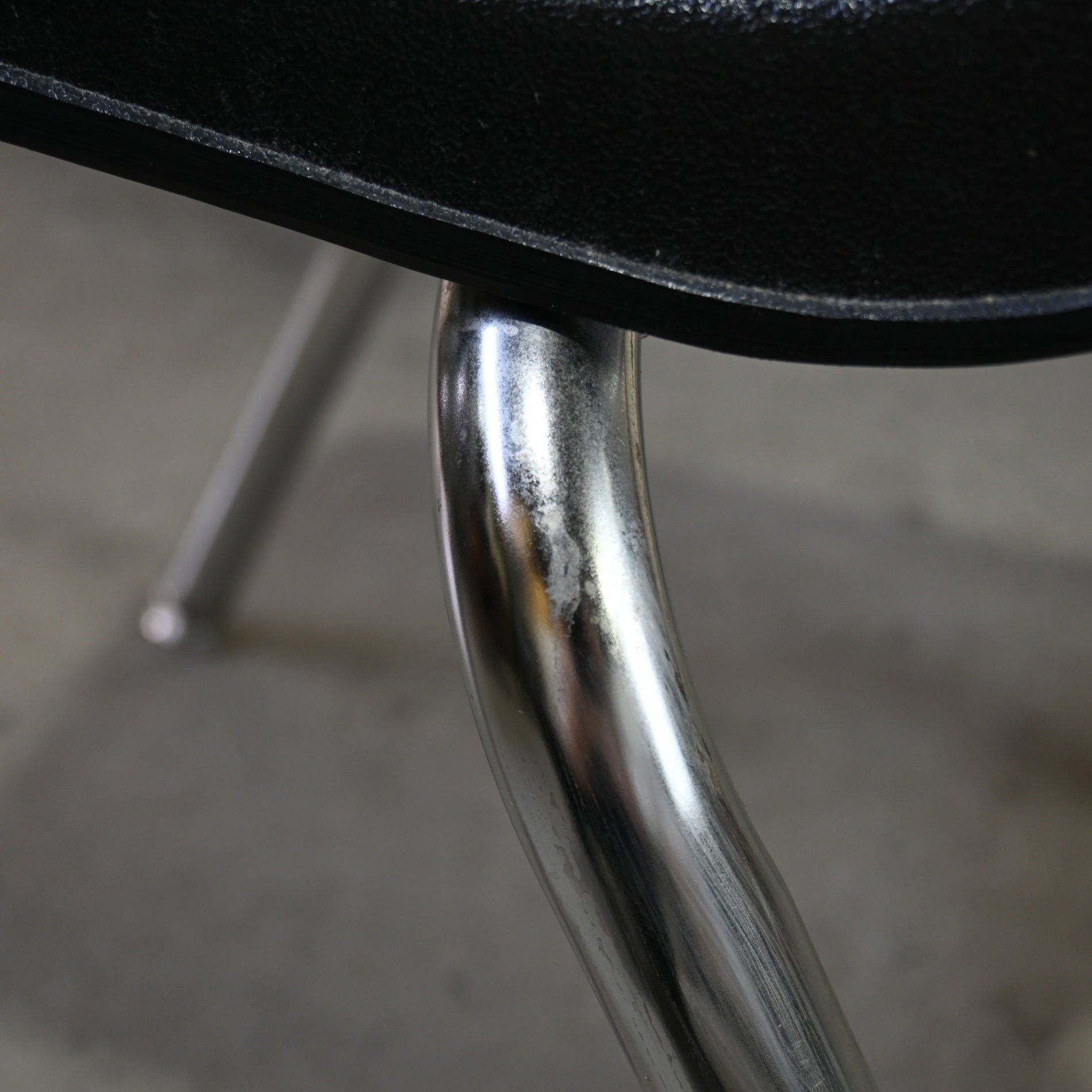 VIRCO Stacking chair Black Retro American Industrial design / バルコ スタッキングチェア ブラック レトロ アメリカン ヴィンテージ インダストリアルデザイン