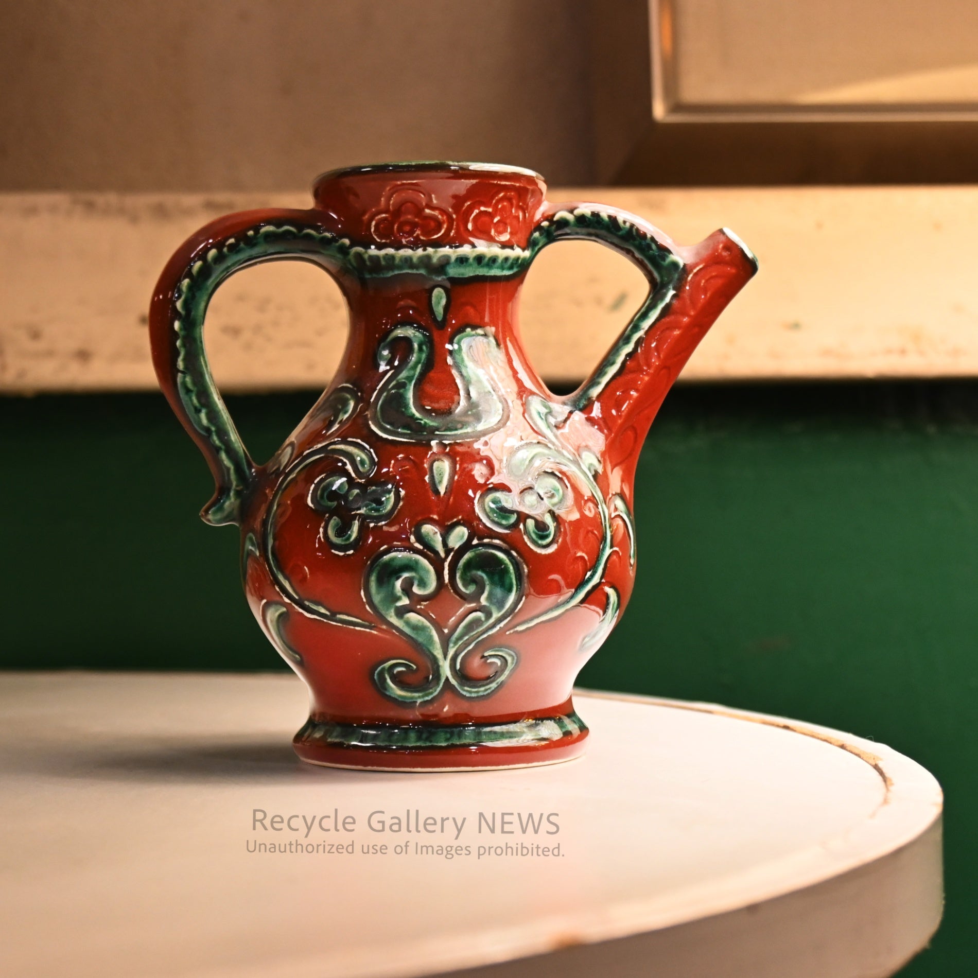 GMUNDNER KERAMIK VASE Austrian Organic Raw Materials Artisan Craftsmanship / グムンデン ケラミック（ドイツ語 ）ベース オーストリア オーガニック 職人技