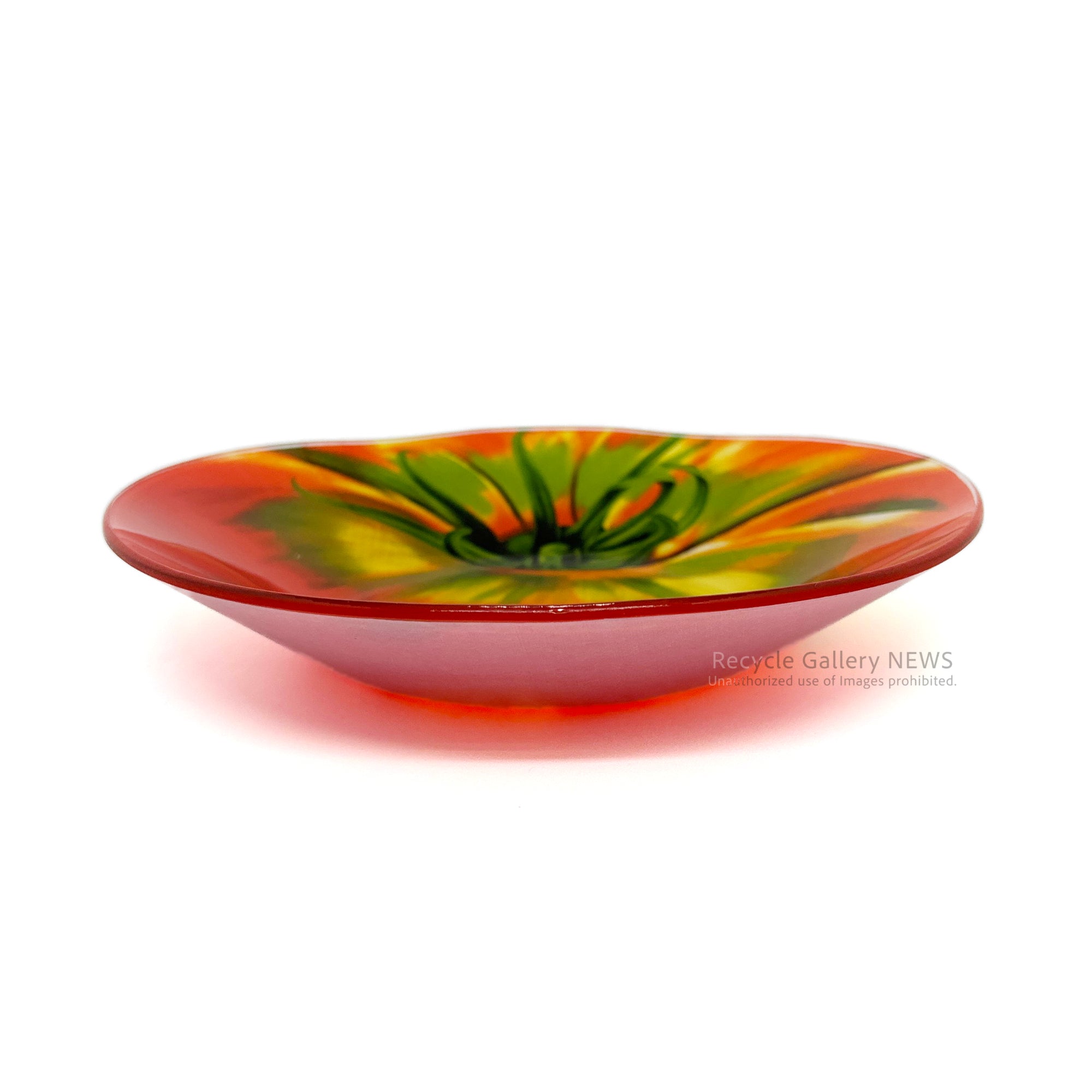 DULTON GLASS FARMER PLATE Tomato Design plate / ダルトン ガラス ファーマー プレート トマト 皿