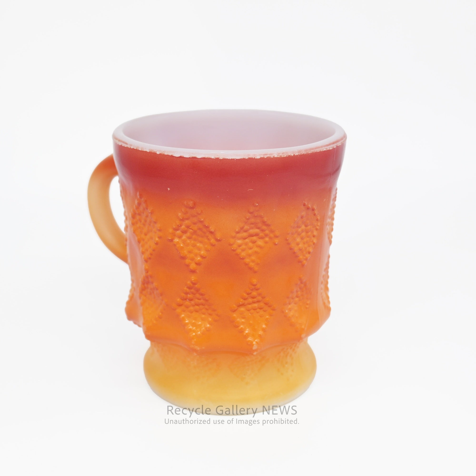 Fire King Kimberley Mug Orange American Industrial Rare / ファイヤーキング キンバリー マグ オレンジ アメリカ 希少 インダストリアル