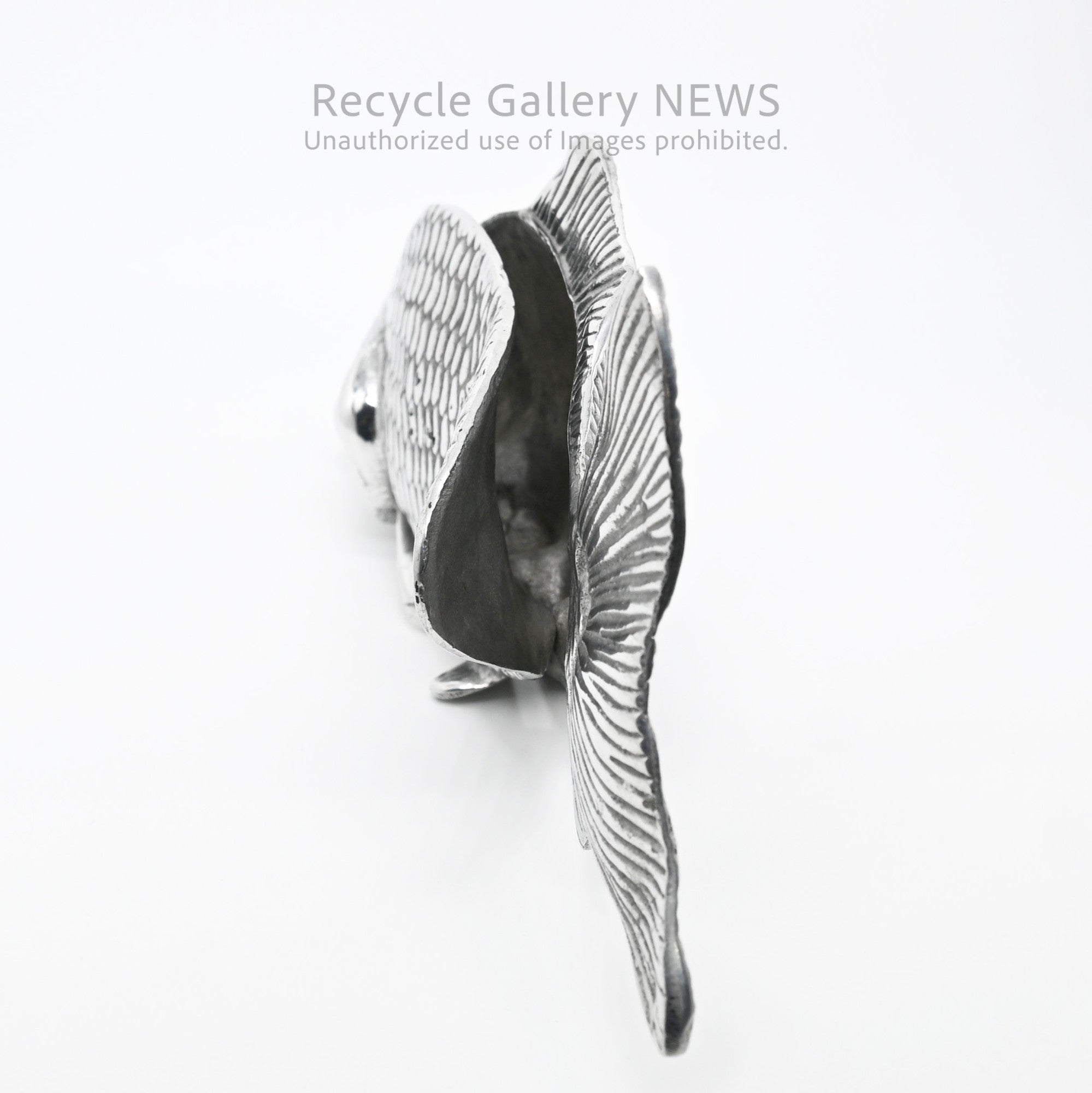Vintage Carp Motif Napkin Holder Silver Plated / 鯉モチーフ ヴィンテージ ナプキンホルダー シルバー 銀メッキ