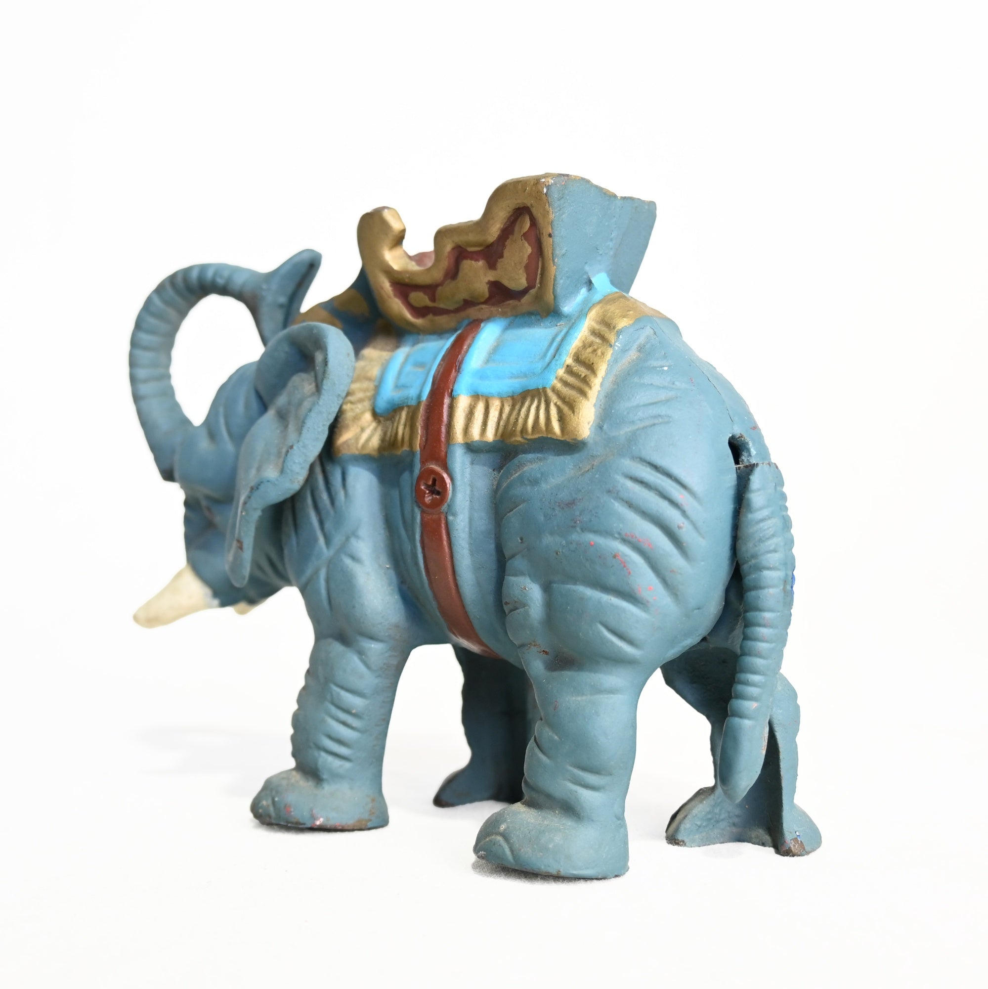 Cast Iron Elephant Mechanical Bank Retro / 鋳物 象 機械式貯金箱 仕掛け レトロ