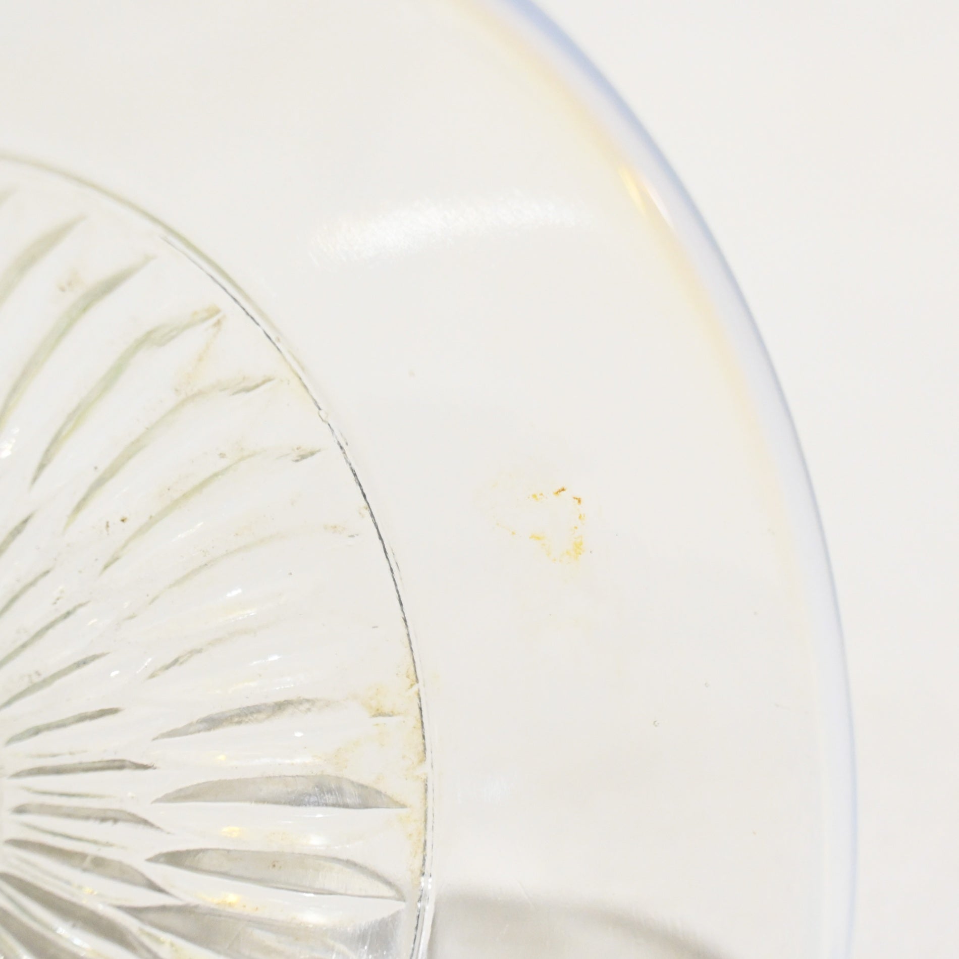 Vintage Press Glass Japanese Glass Ice Cup Milk&Clear Color Retro / ヴィンテージ プレスガラス 和ガラス 氷コップ 乳白ミルク色＆透明色 レトロ