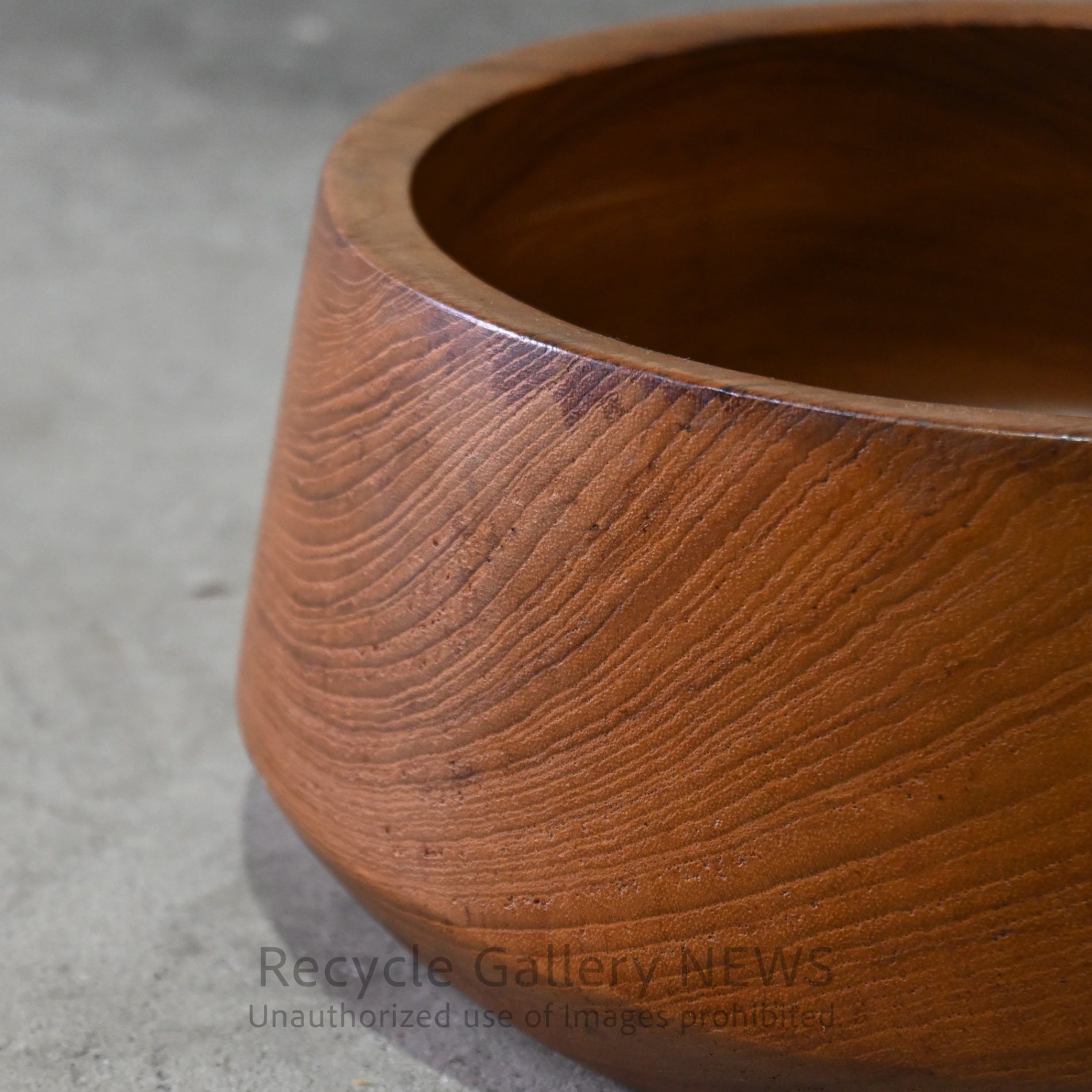 Teakwood Salad Bowl Tray Brown / チークウッド サラダボウル 小物入れ ブラウン