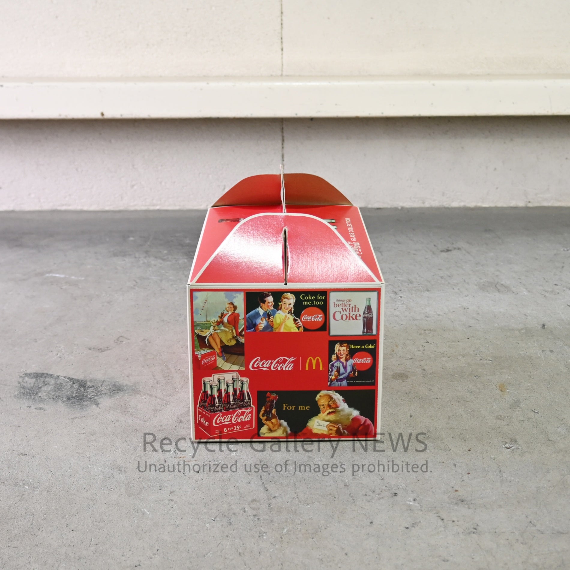 McDonald's 100th Anniversary Coca-Cola Glass Collection 2015 American Retro / マクドナルド100周年記念 コカ・コーラ グラスコレクション 2015 アメリカンレトロ