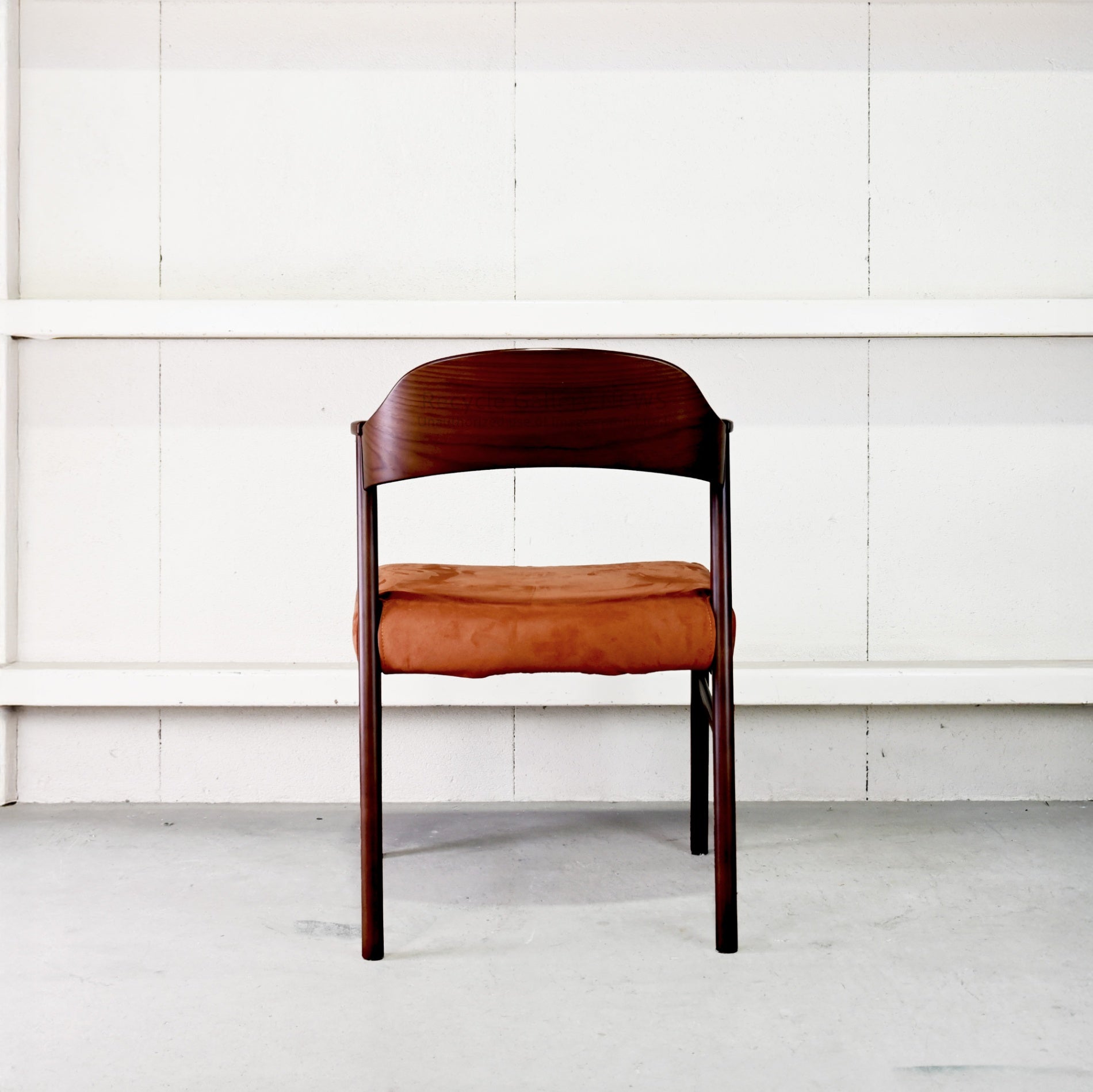 MASTERWAL Arm chair PT-PRO Walnut Orange-Velvet Japan / マスター