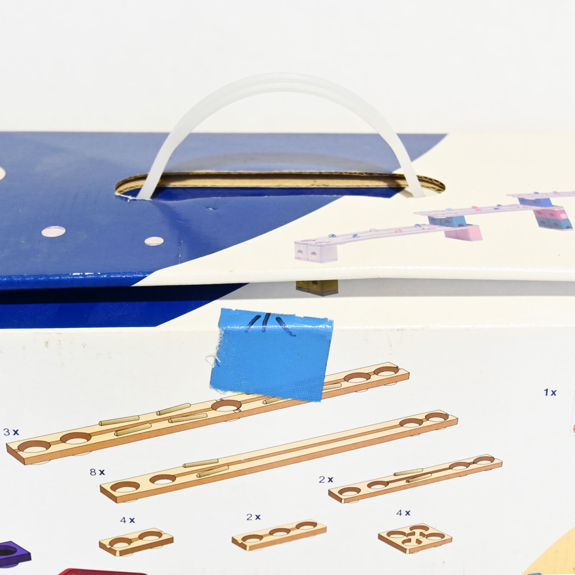 BorneLund Quadrilla Building Blocks Roll a ball Educational Toy Discontinued product / ボーネルンド クアドリラ レールセット 廃盤品 積み木 ビー玉転がし 知育玩具