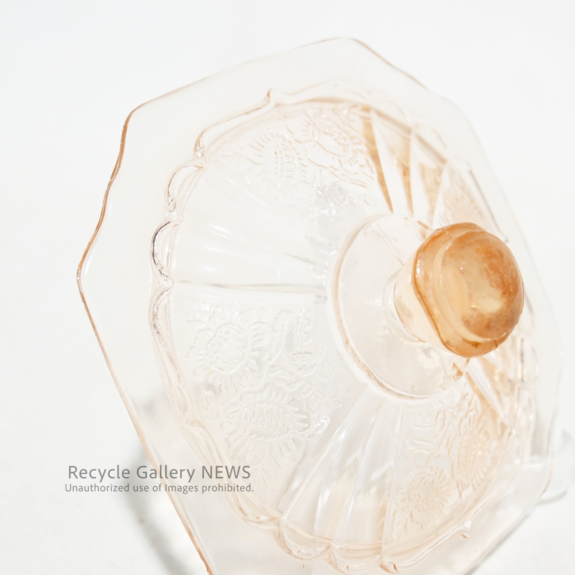 Anchor Hocking Cookie Glass Jar Vintage Pink Retro / アンカーホッキング クッキージャー ガラス瓶 ヴィンテージピンクレトロ