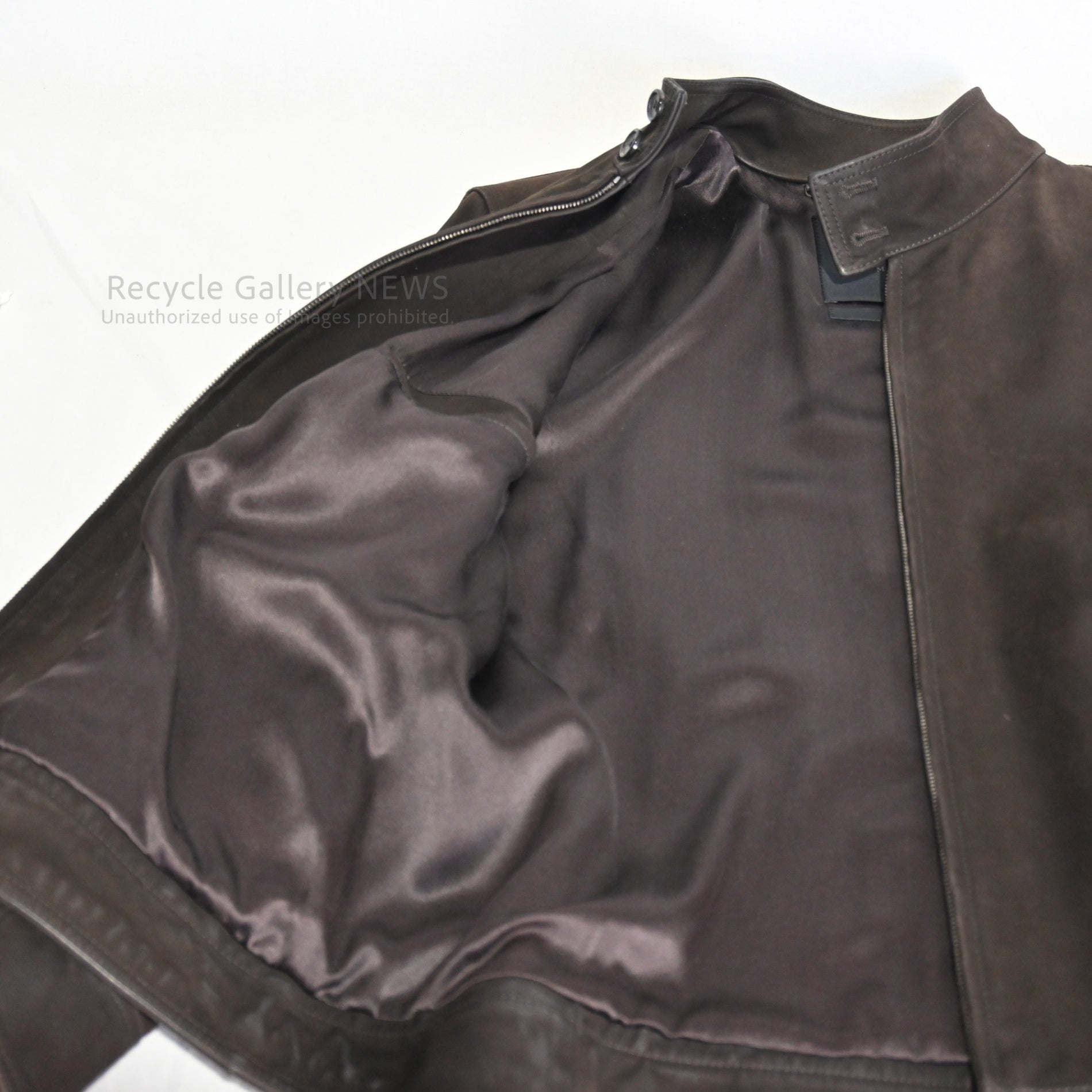 LOEWE Men's Suede Leather Jacket Dark Brown Stuart Vevers / ロエベ メンズ スエード レザー ジャケット 牛革 焦茶 ダークブラウン スチュアート・ヴィヴァース