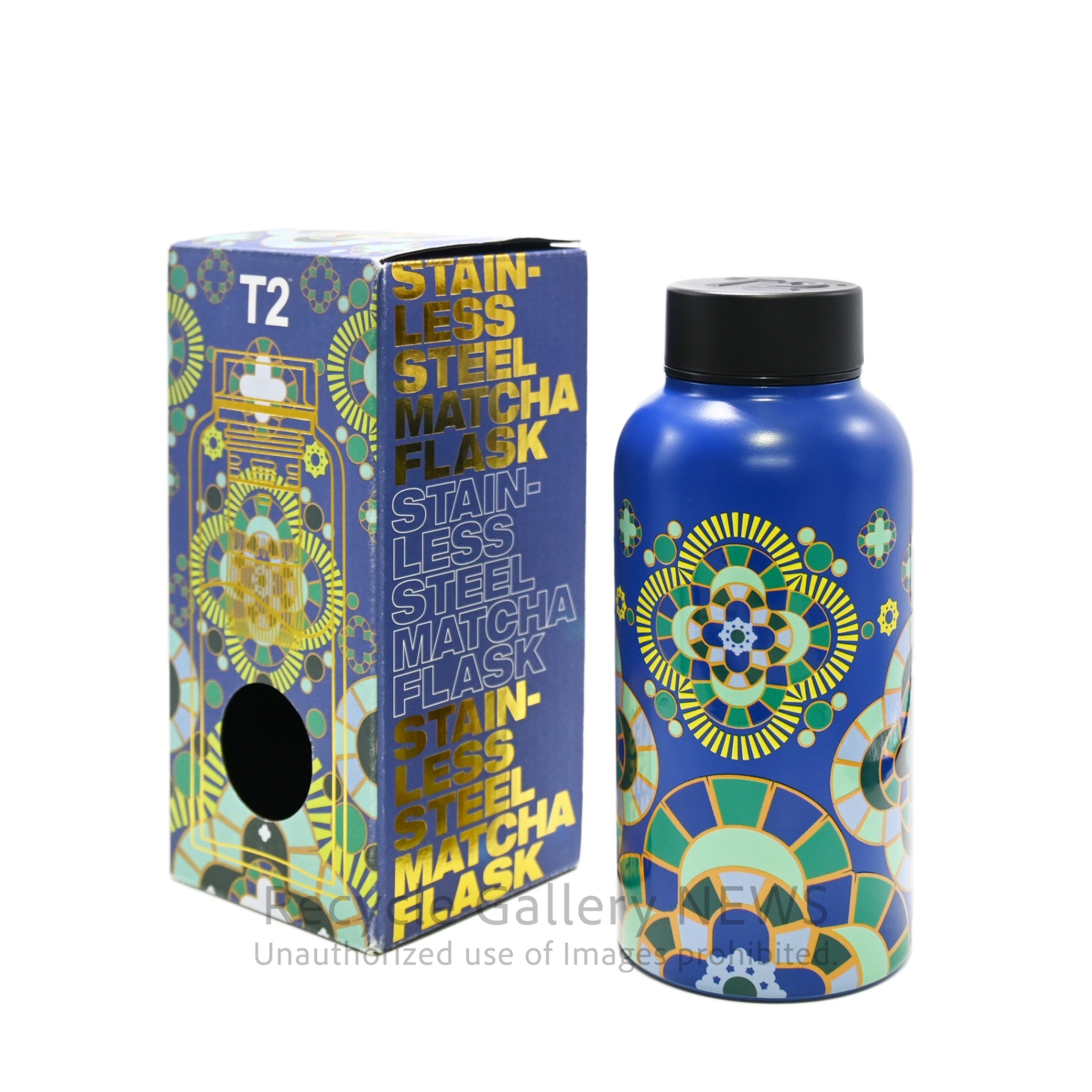 てとりん2222 ジェダイ・タンブラー2点セット T2 tea Palazzo 300ml Stainless Steel Tumbler with Built-in Tea