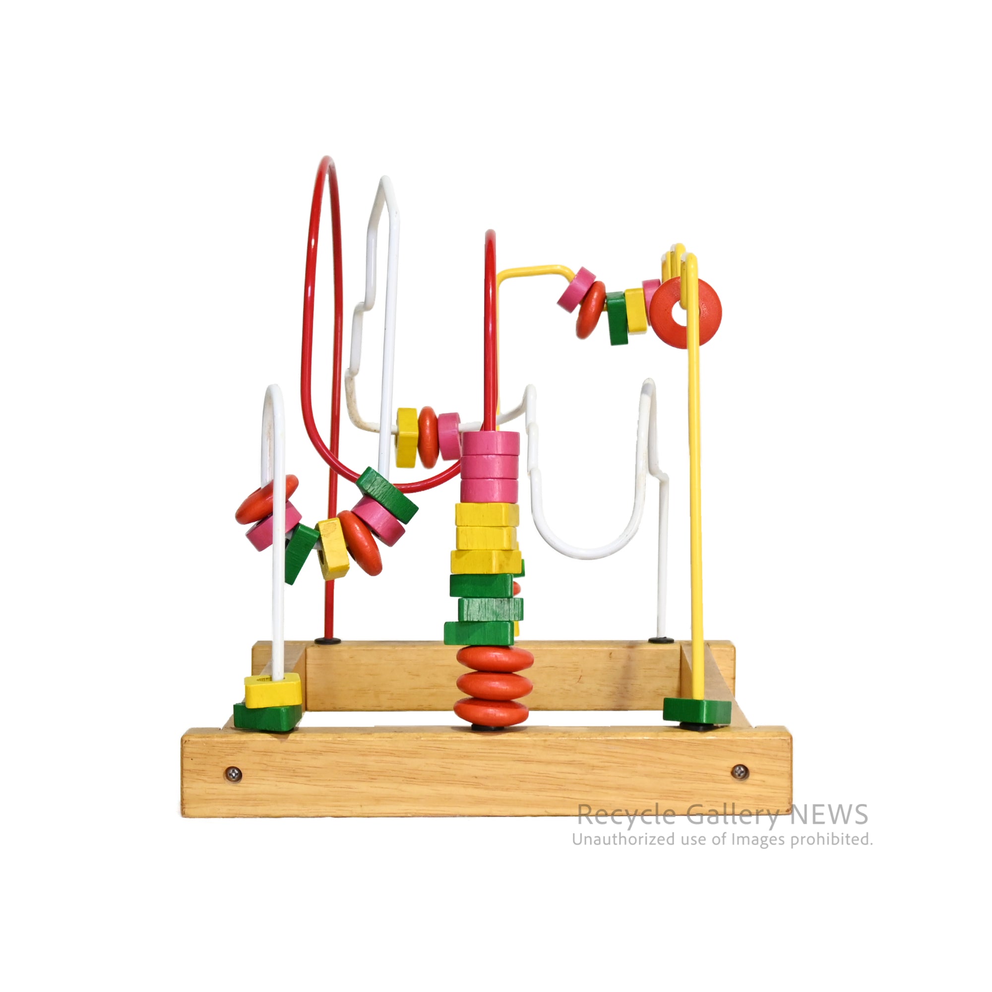 nichigan original Bead Maze Japanese Educational Toy Wooden /  ニチガン オリジナル ビーズコースター 日本 知育玩具  木製