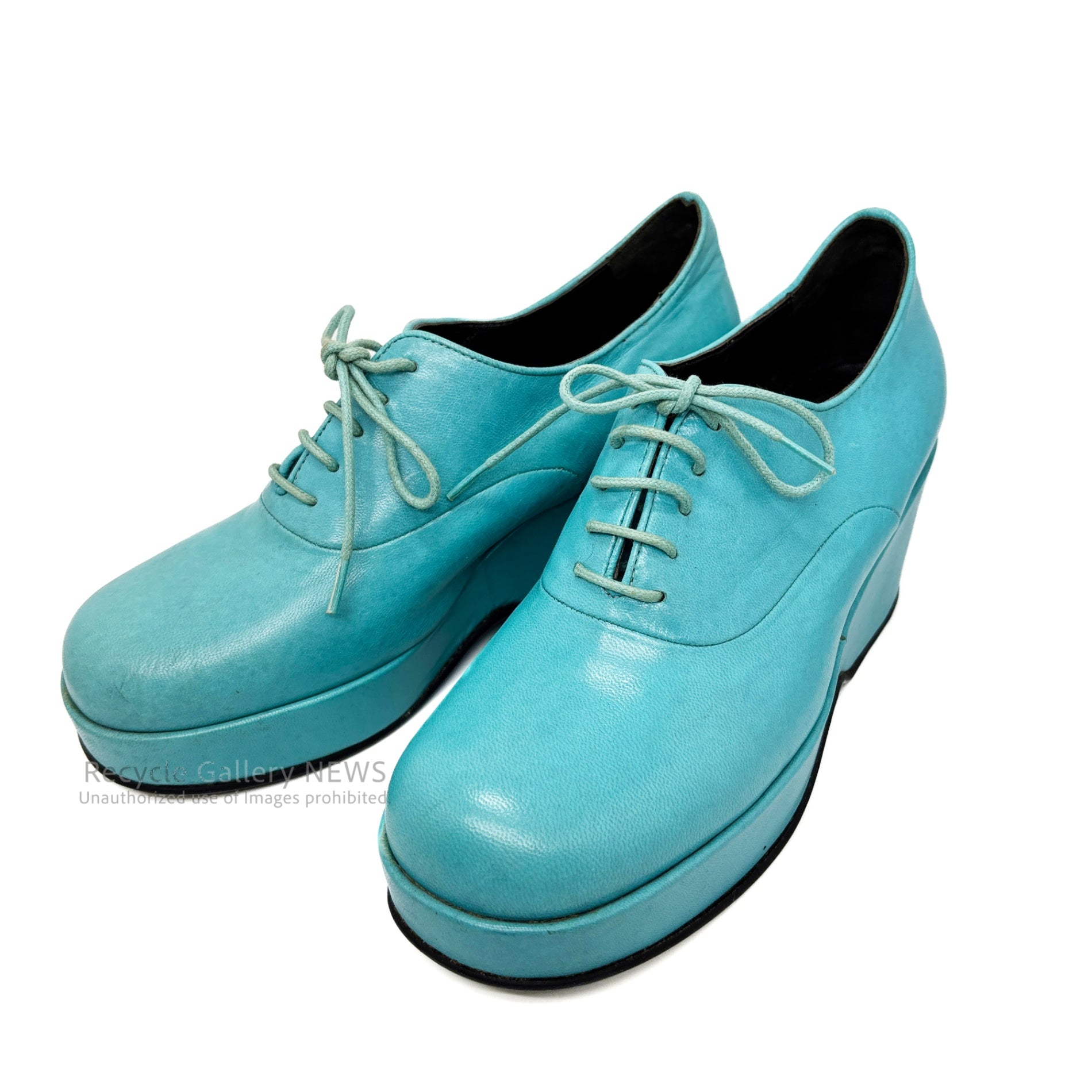 JIL SANDER thick-soled platform lace-up shoes 35 1/2 / ジルサンダー 23cm 厚底 プラットフォーム レースアップシューズ
