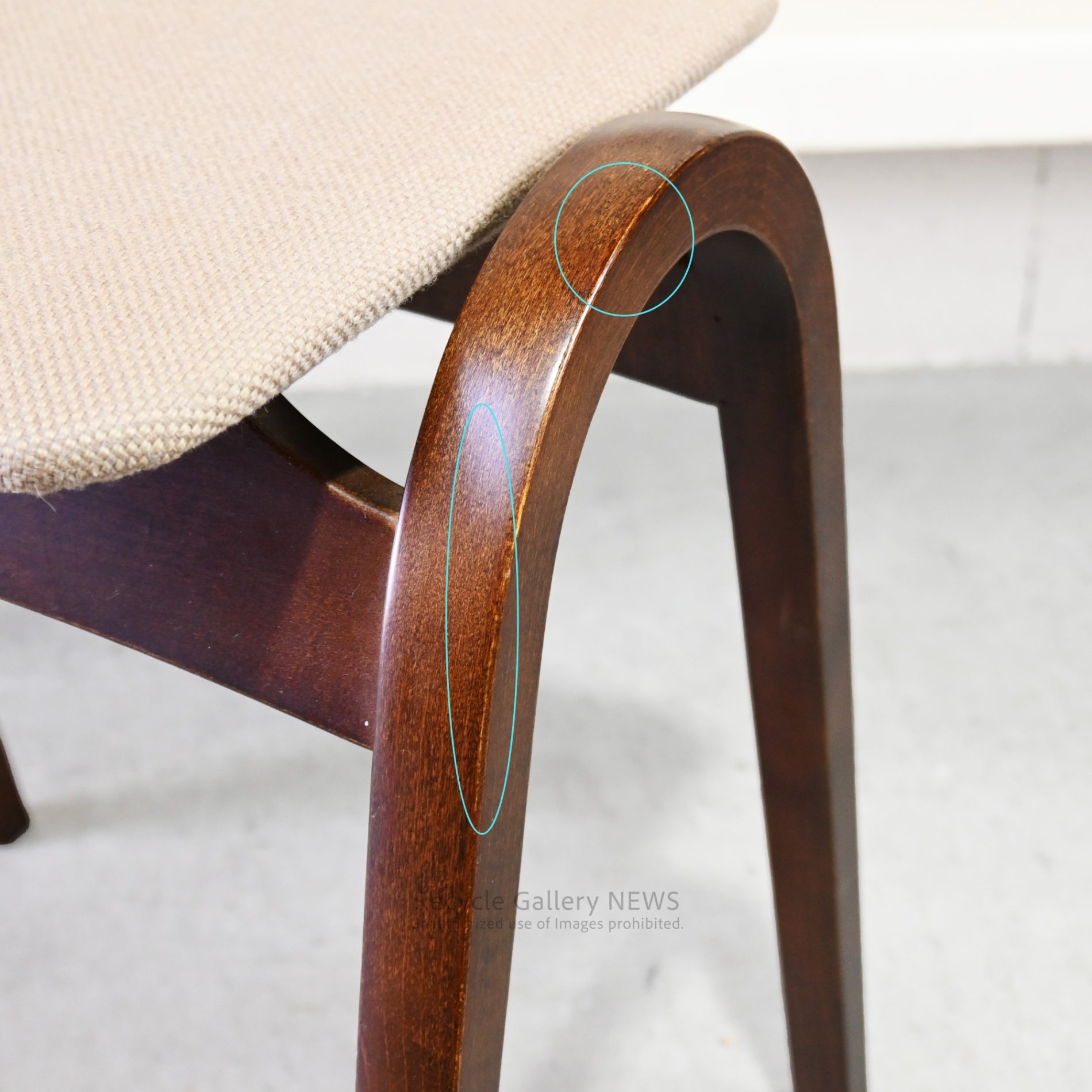 Bentwood "Kenmochi Stool" by Isamu Kenmochi for Akita Mokko Japanese Modern / 秋田木工 剣持スツール 日本 曲木 ジャパニーズモダン 剣持勇