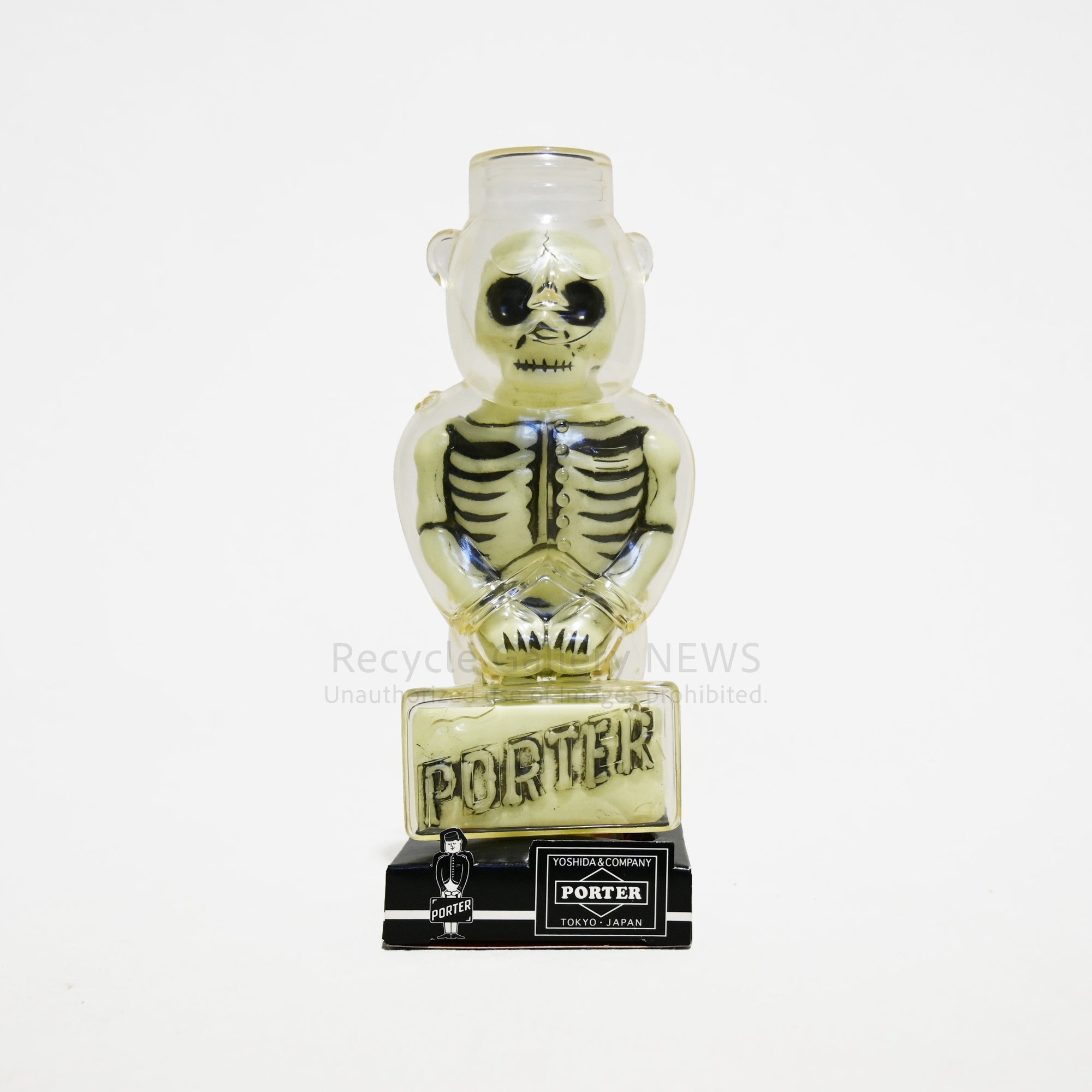 SECRETBASE PORTER X-RAY CLEAR G.I.D TOSHIDA & Co. TOY Made in Japan / シークレットベース ポーター 吉田カバン フィギュア 蓄光 日本製