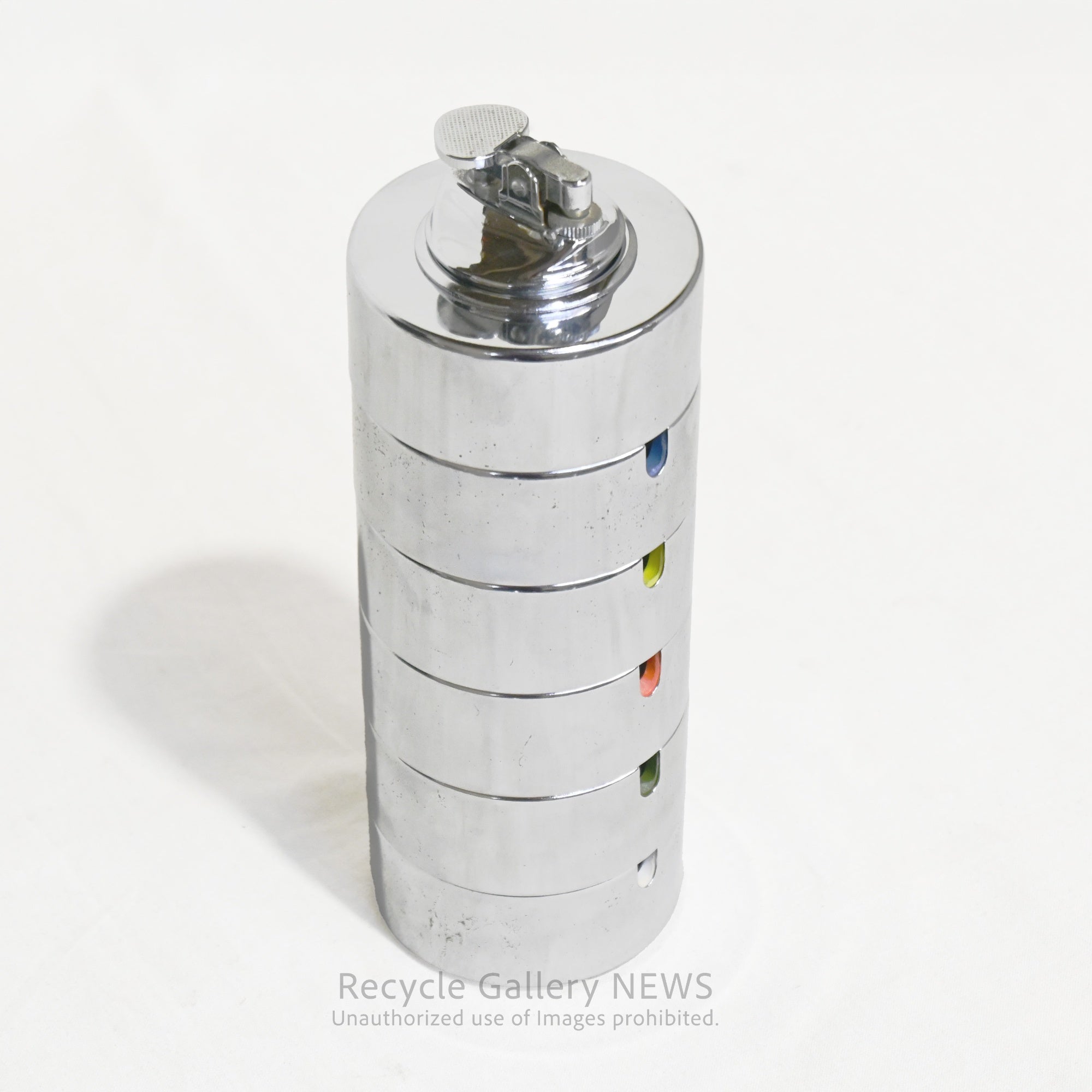 Isamu Kenmochi Stackable Ashtray with Lighter Martian Sato Shoji Japan Vintage Product Design / 剣持勇 積み重ね灰皿 ライター付 マーシャン佐藤商事 日本 ヴィンテージ プロダクトデザイン