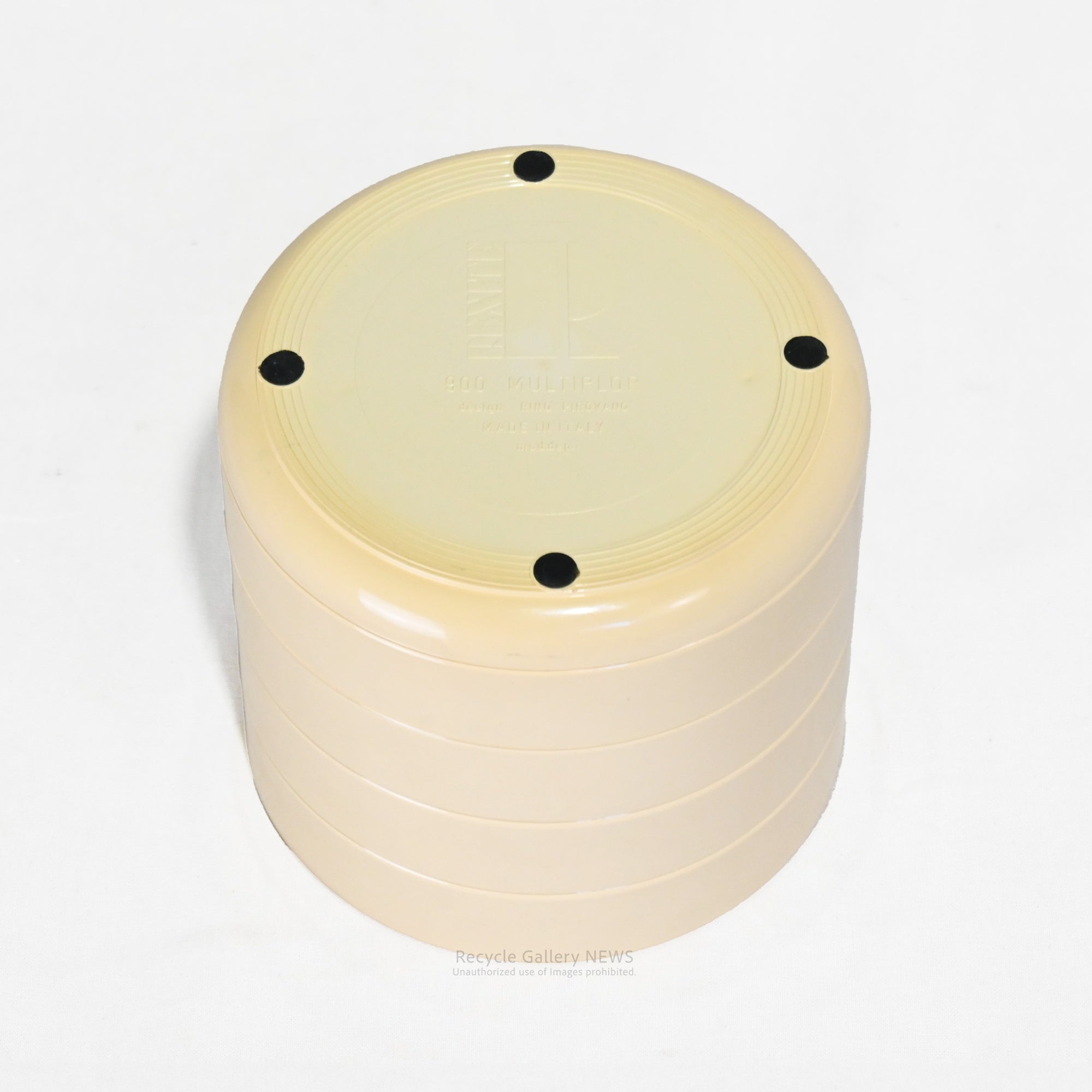 REXITE multiplor rotating desk organizer Cream Italia / マルチプラー レキサイト 回転 デスク収納 クリーム色 イタリア