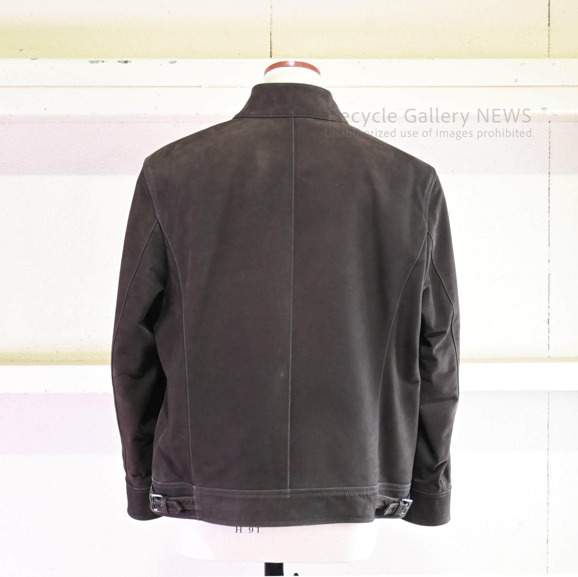 LOEWE Men's Suede Leather Jacket Dark Brown Stuart Vevers / ロエベ メンズ スエード レザー ジャケット 牛革 焦茶 ダークブラウン スチュアート・ヴィヴァース