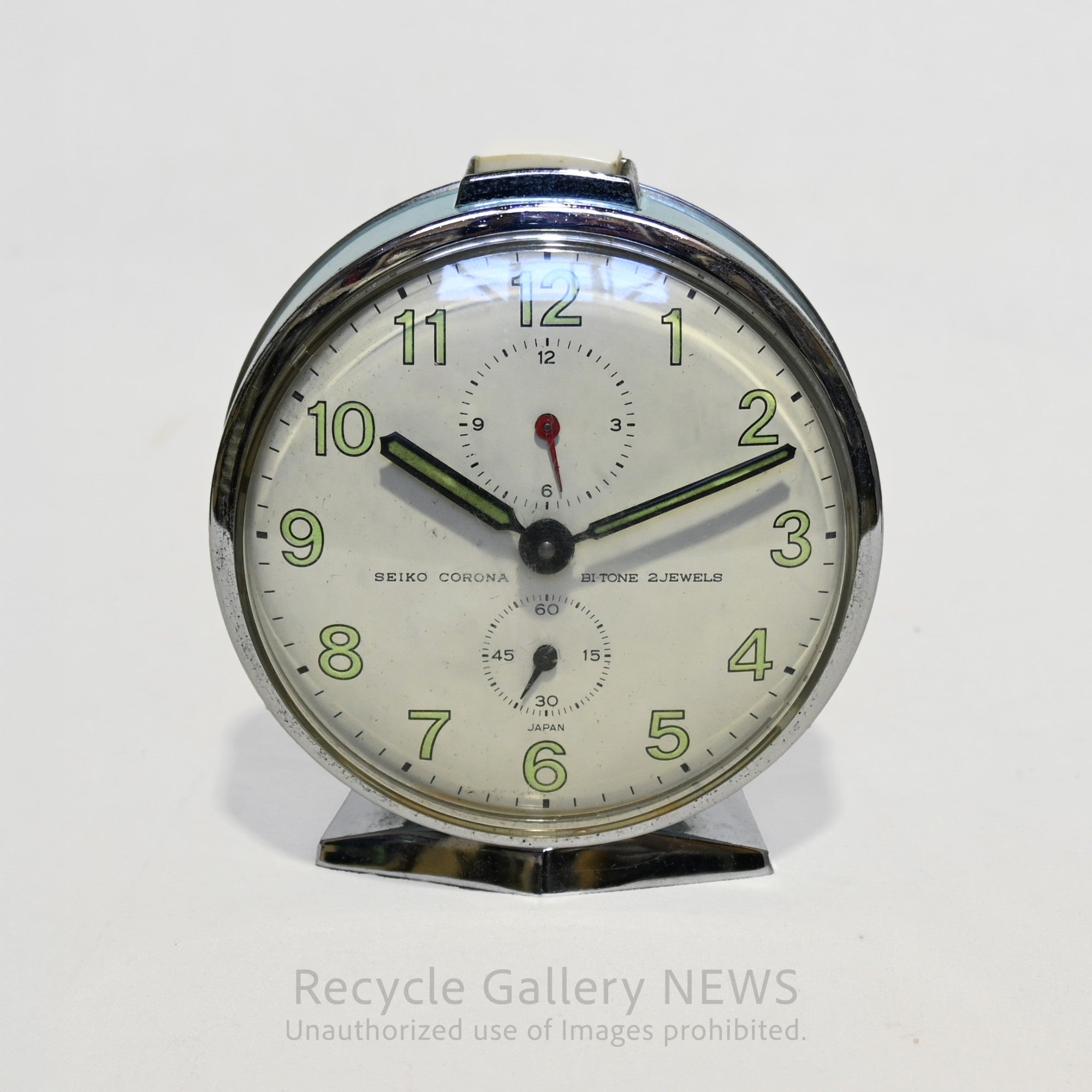 Seiko Vintage Alarm Clock Mainspring Winding Working / セイコー