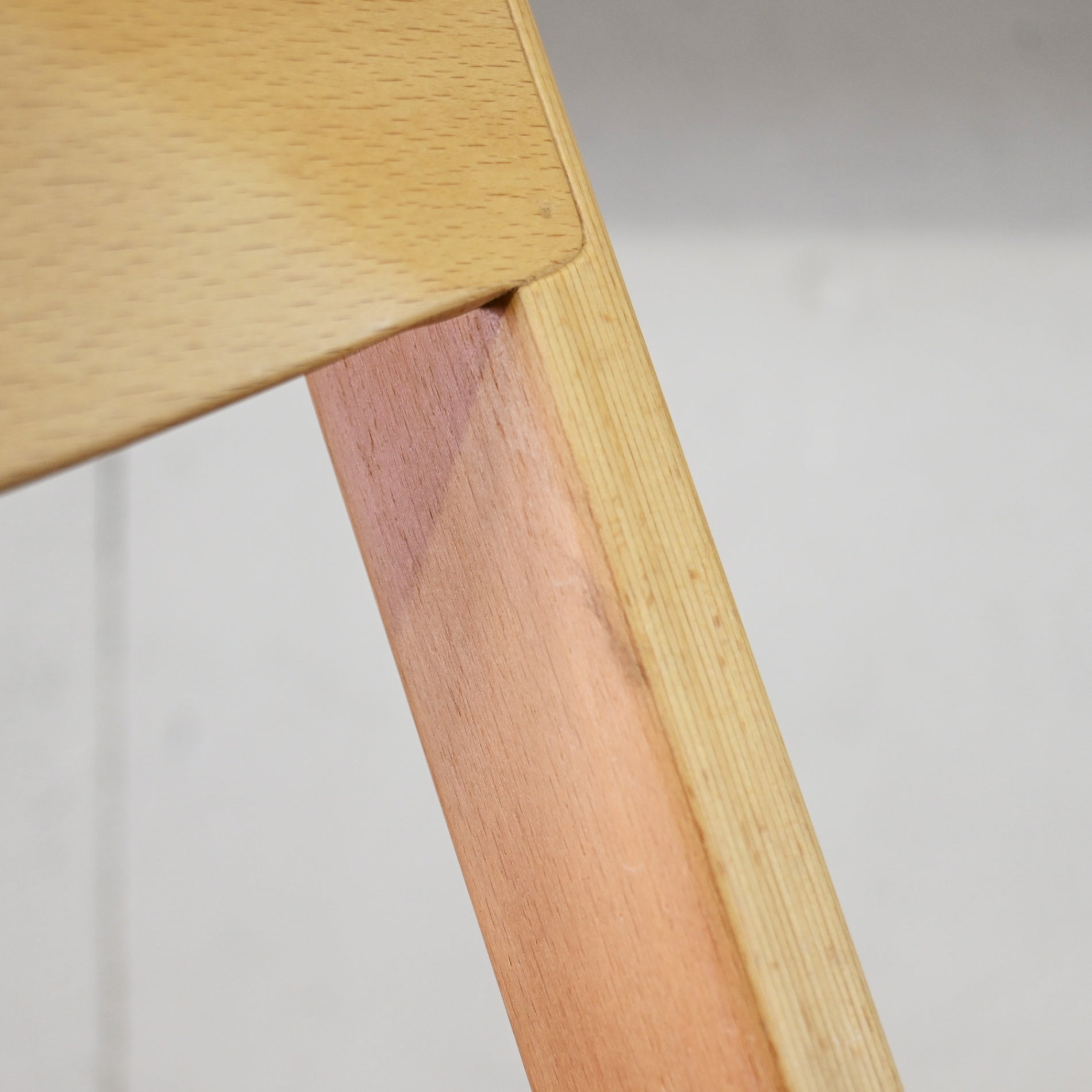 Tendo Folding chair T-3229WB-NT Japan Molded plywood / 天童木工 フォールディングチェア 折りたたみ椅子 廃盤シート張地布 日本 成形合板 木材